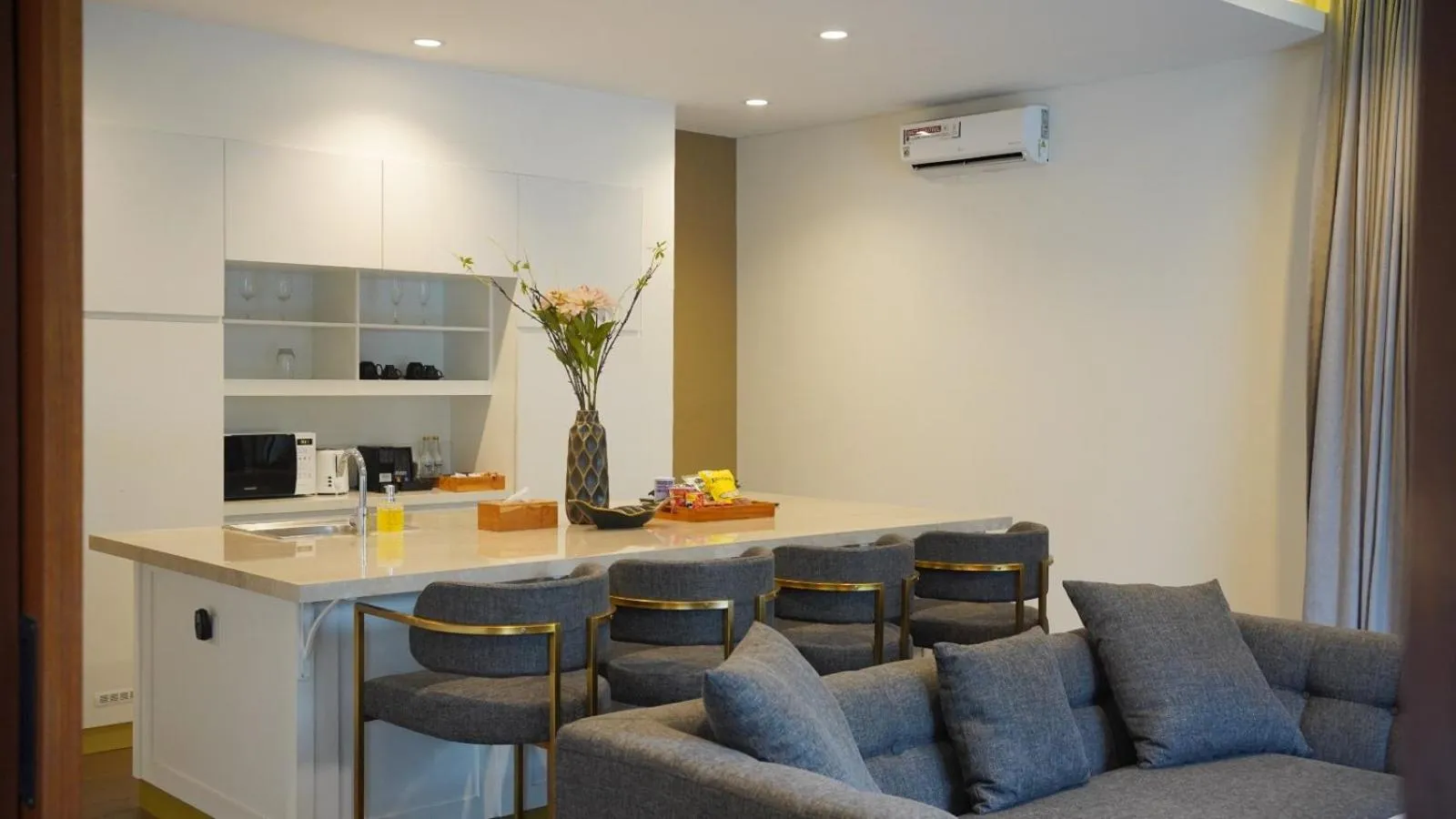 Dining area in The Claremont Luxury Villas