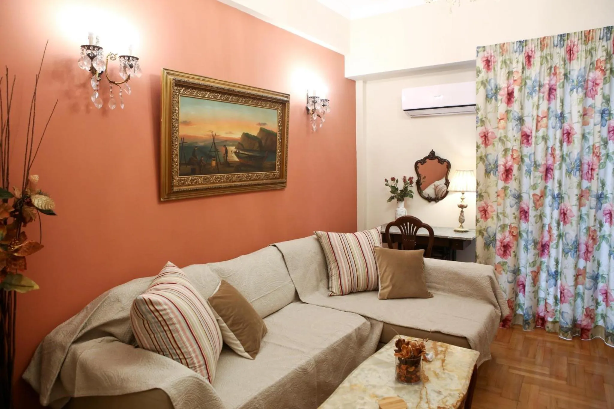Living room in Best House, Athens Central Flat, Ithakis Str