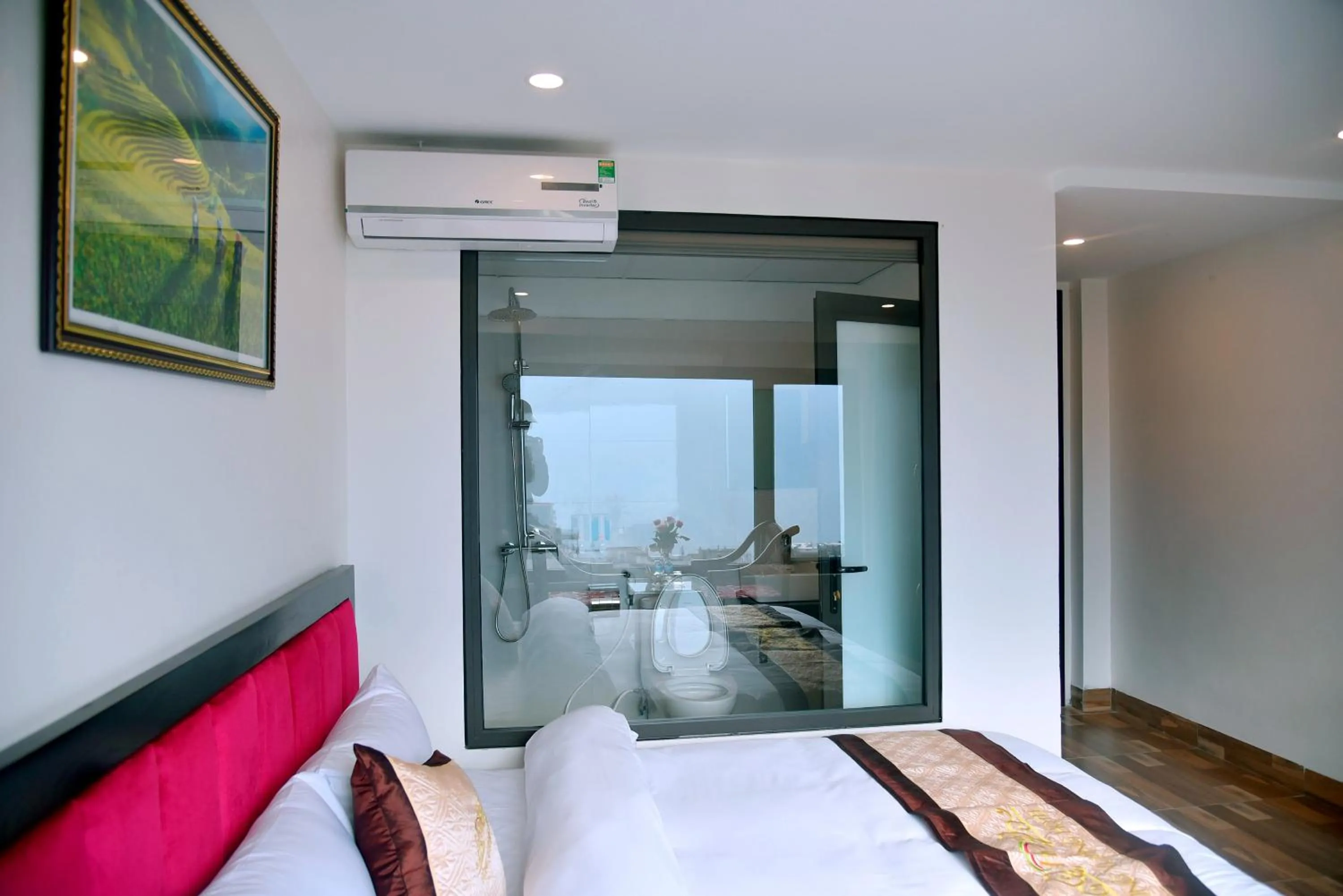 Bed in SAPA KING HOTEL HUNG VUONG HOTEl