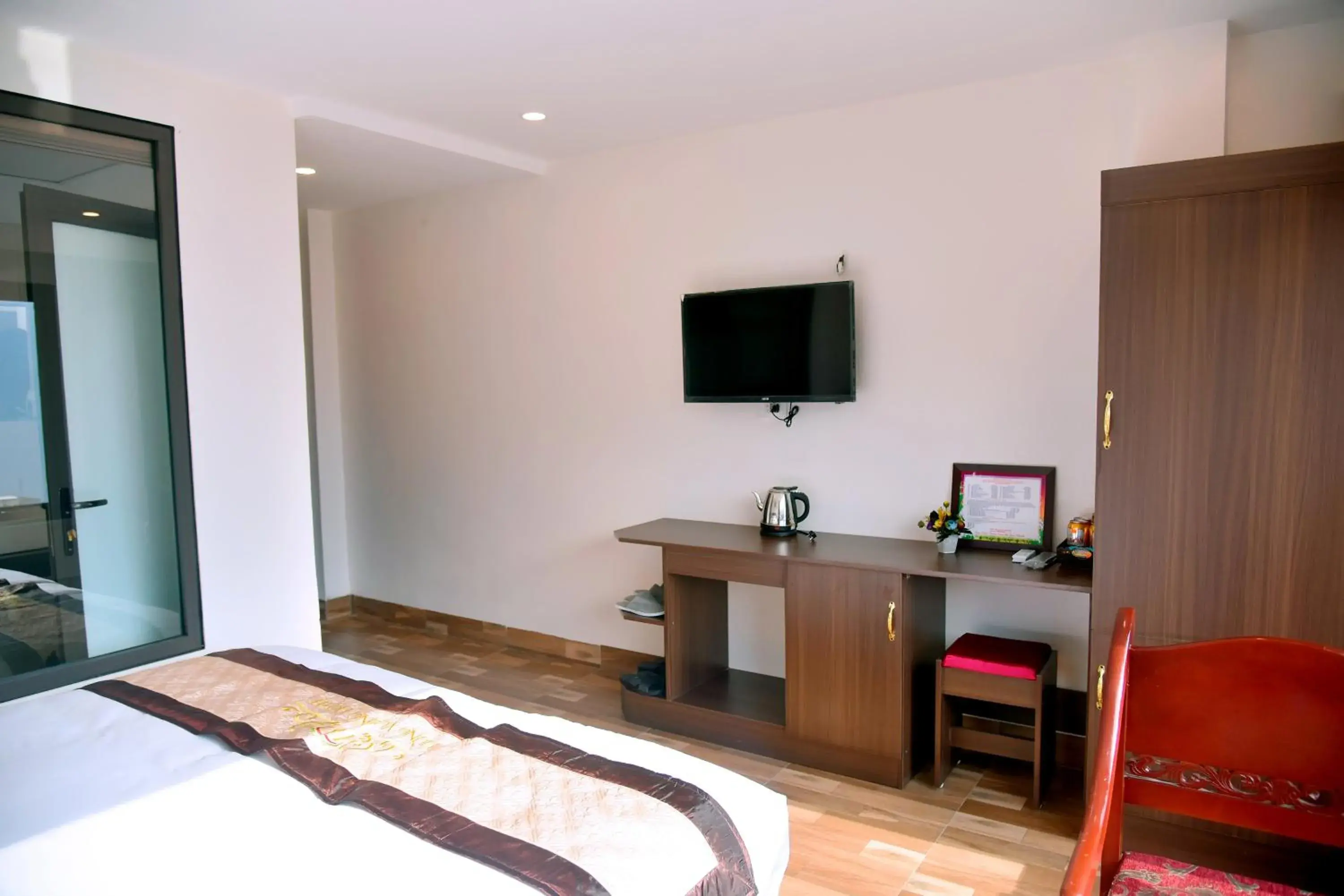 Bed in SAPA KING HOTEL HUNG VUONG HOTEl Bed in SAPA KING HOTEL HUNG VUONG HOTEl