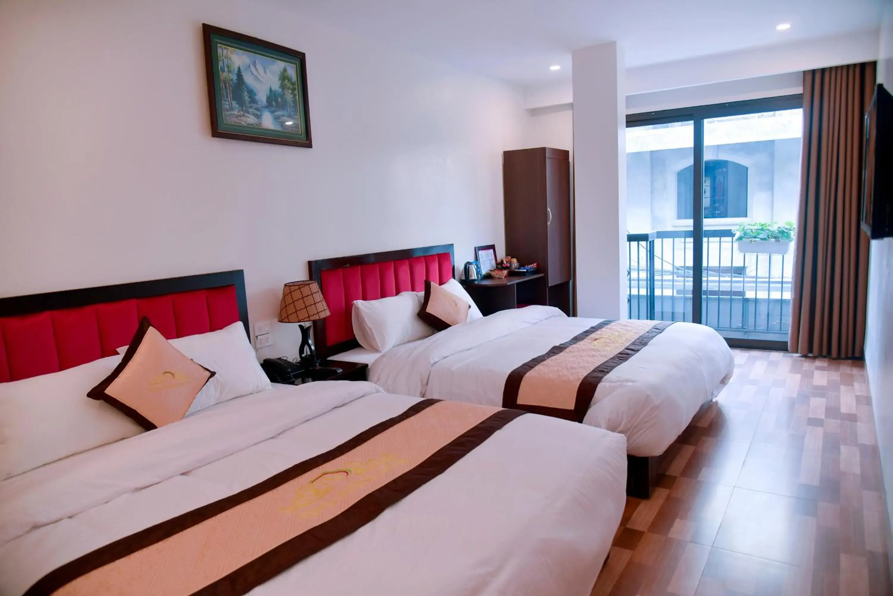 Bed in SAPA KING HOTEL HUNG VUONG HOTEl Bed in SAPA KING HOTEL HUNG VUONG HOTEl