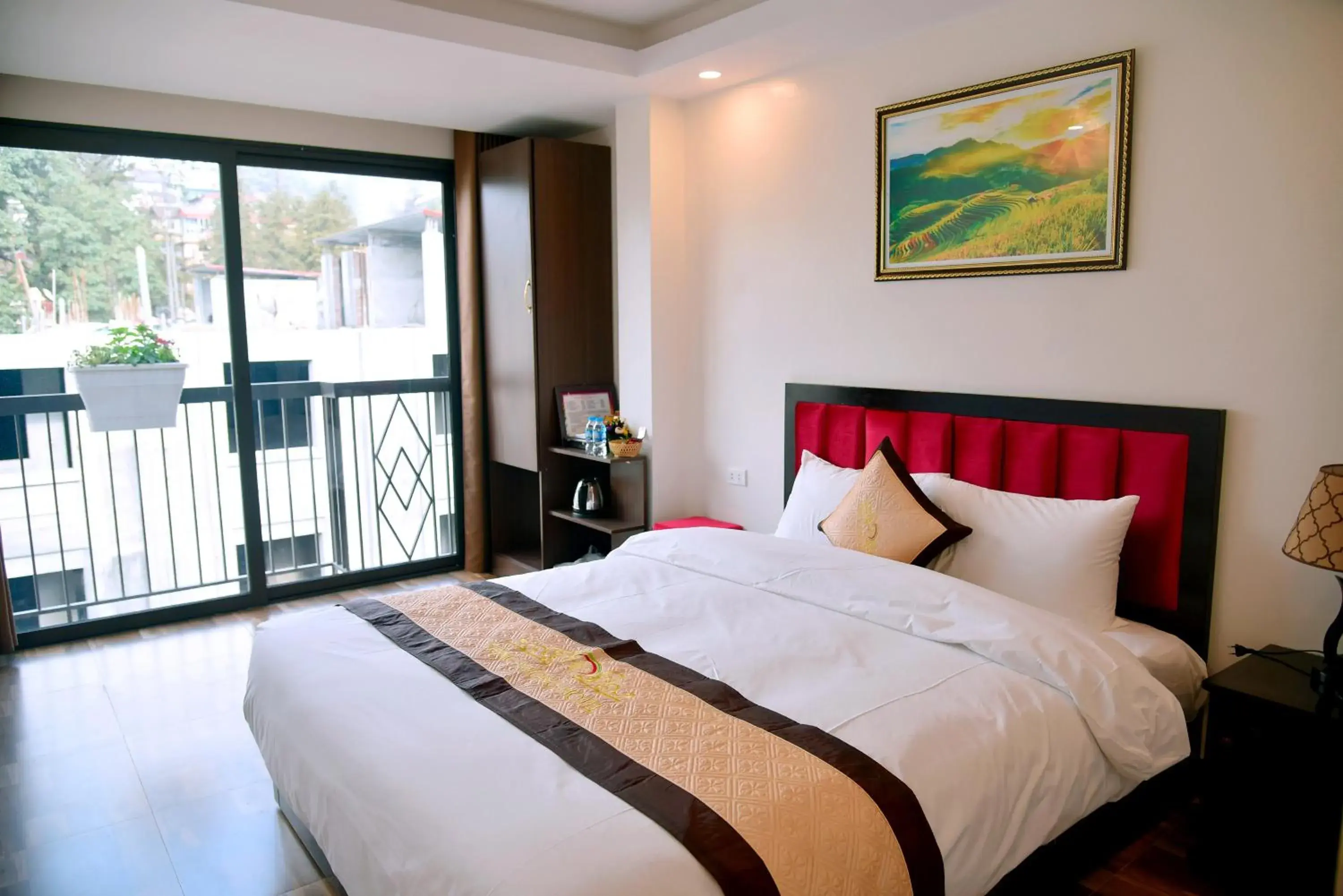 Bed in SAPA KING HOTEL HUNG VUONG HOTEl Bed in SAPA KING HOTEL HUNG VUONG HOTEl