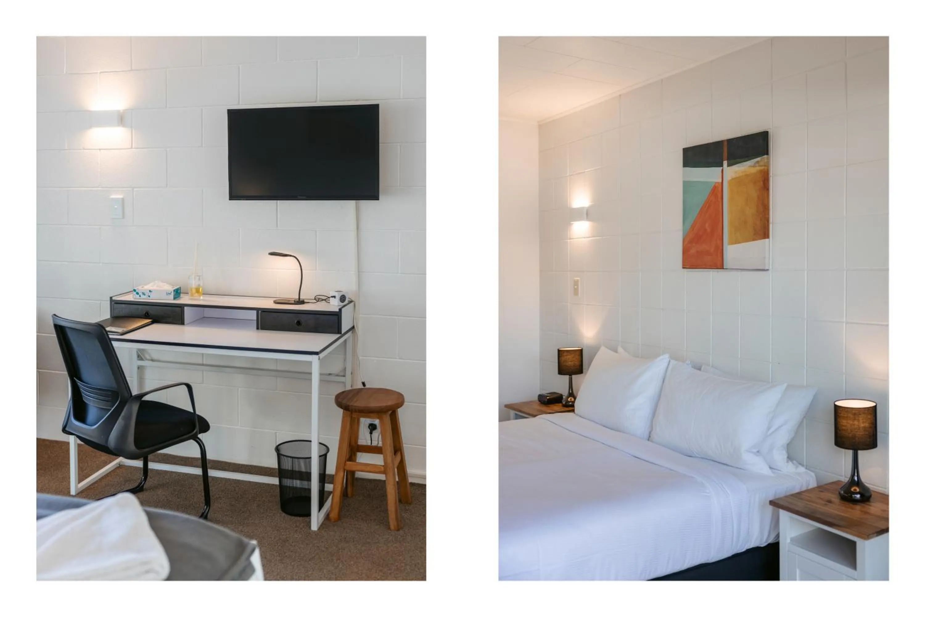 Bed in Roselands Motel