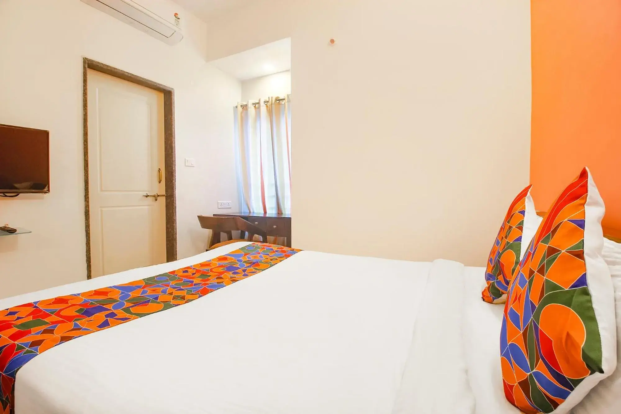 Communal lounge/ TV room, Bed in FabHotel Corner Courtyard - Nr Botanical Garden, Kondapur Communal lounge/ TV room, Bed in FabHotel Corner Courtyard - Nr Botanical Garden, Kondapur