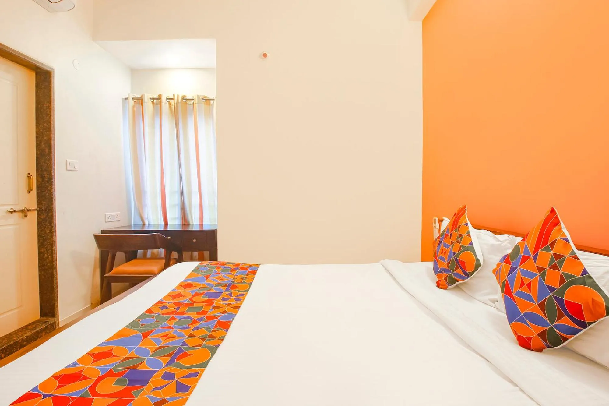 Photo of the whole room, Bed in Via Corner Courtyard - Nr Botanical Garden, Kondapur