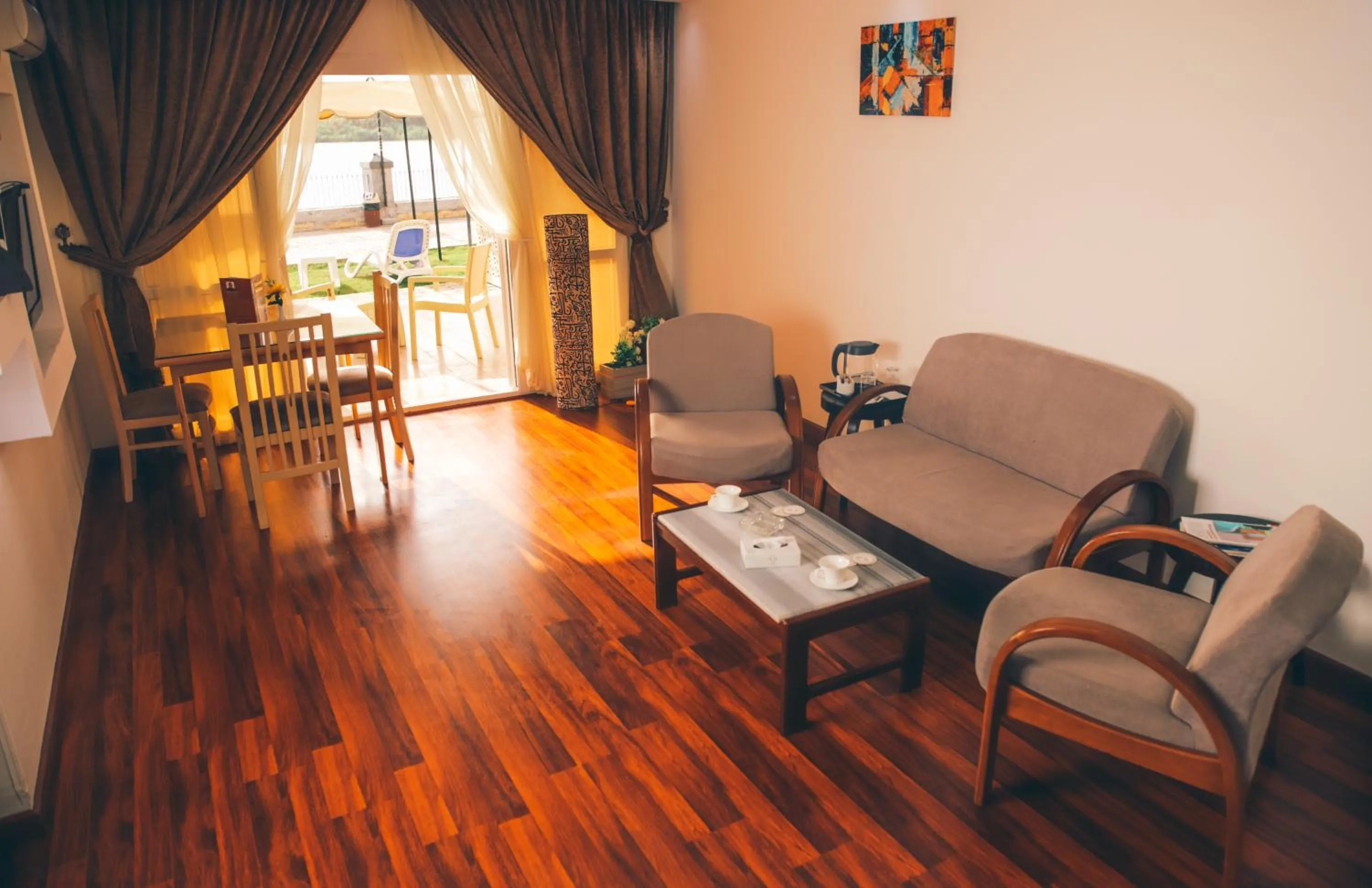 Living room in Jewel Maadi Cabins and Club