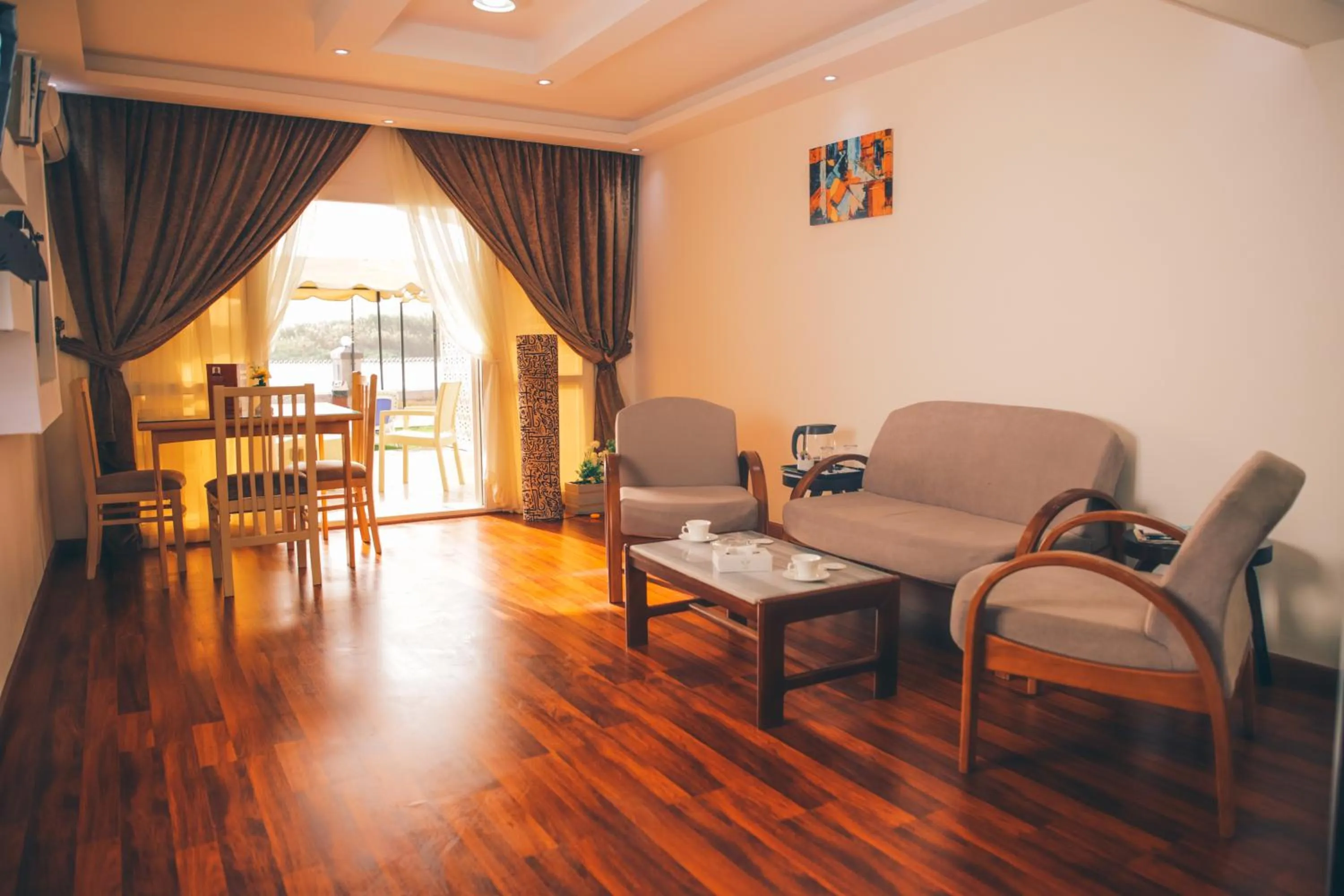 Living room in Jewel Maadi Cabins and Club