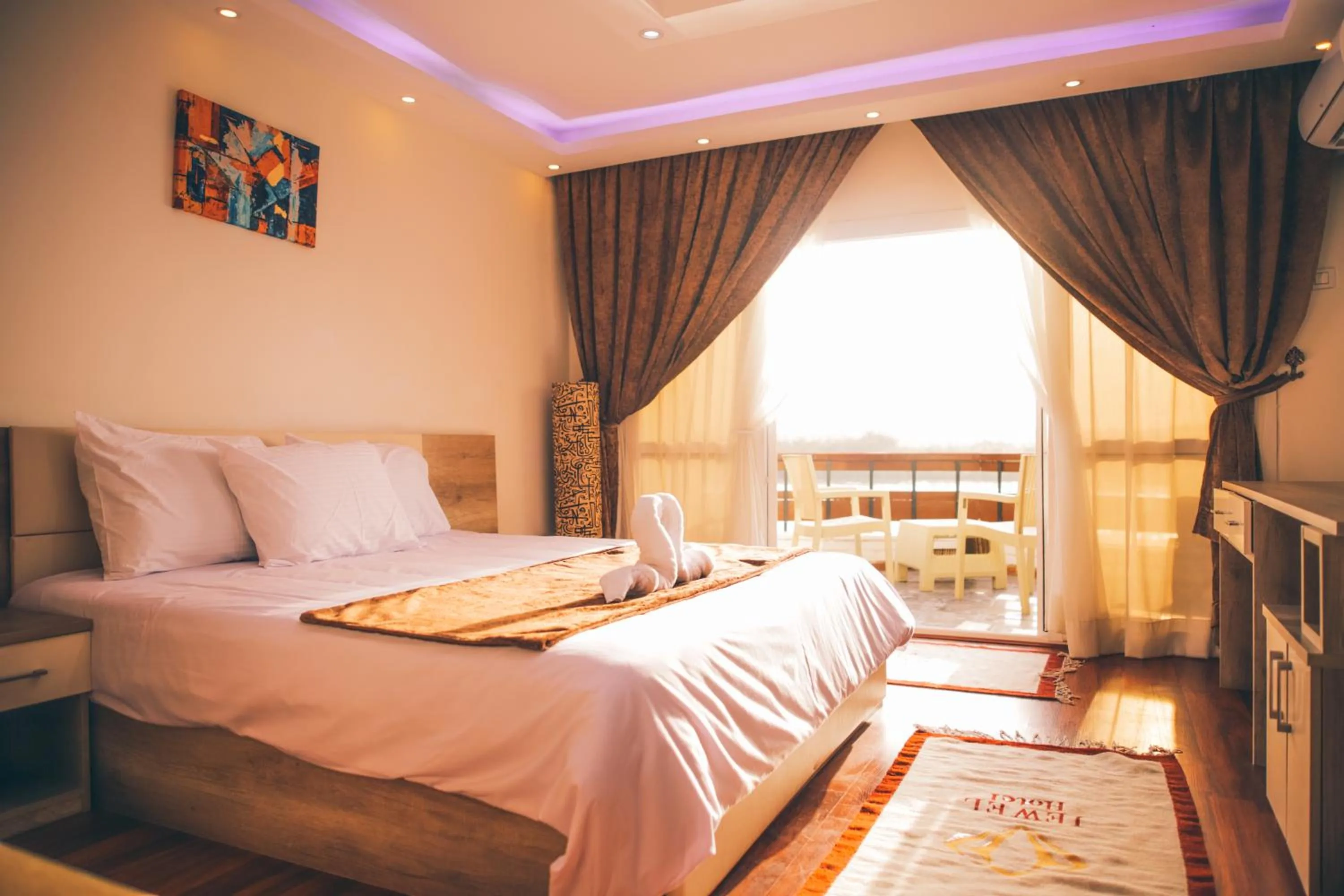 Bed in Jewel Maadi Cabins and Club