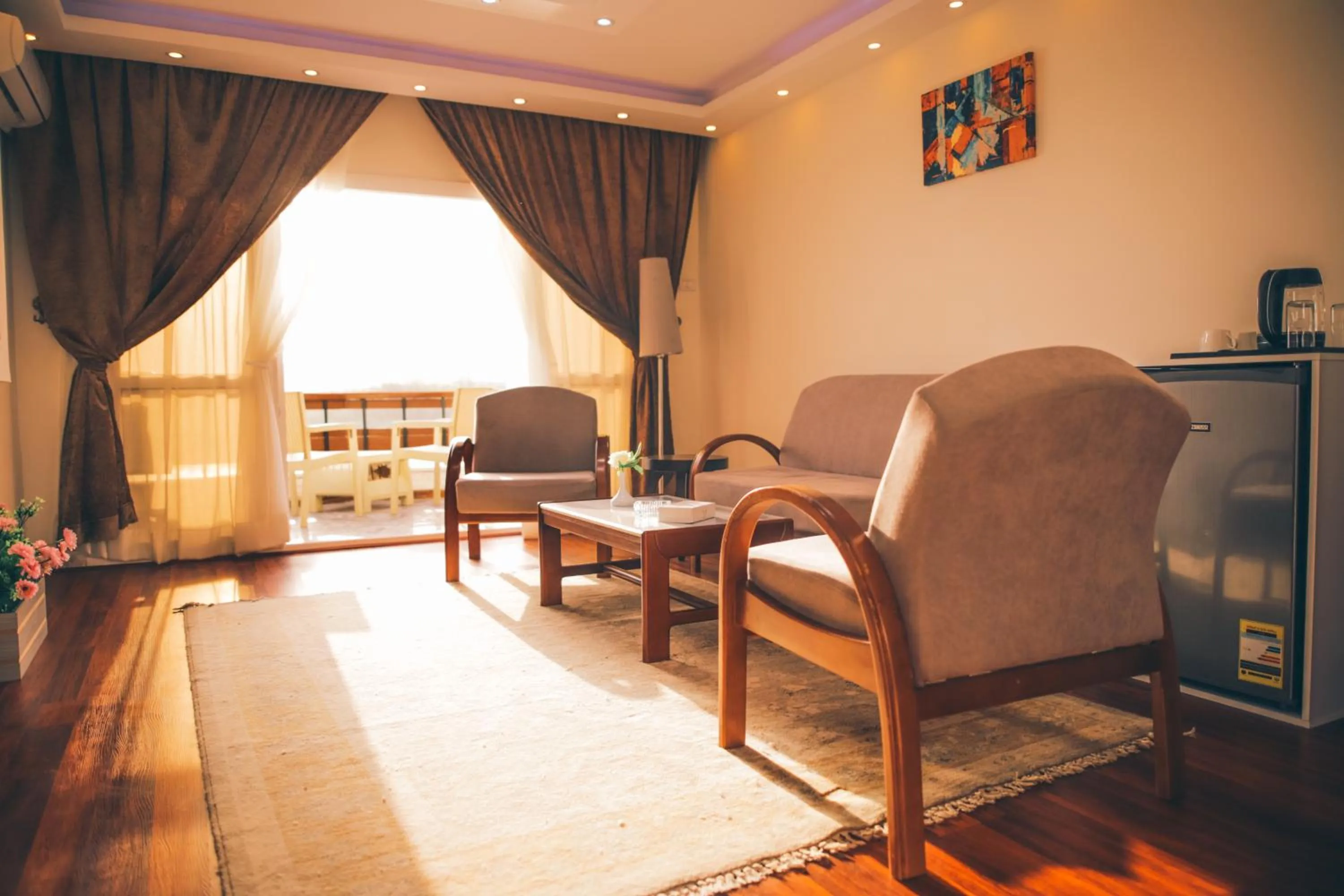 Living room in Jewel Maadi Cabins and Club