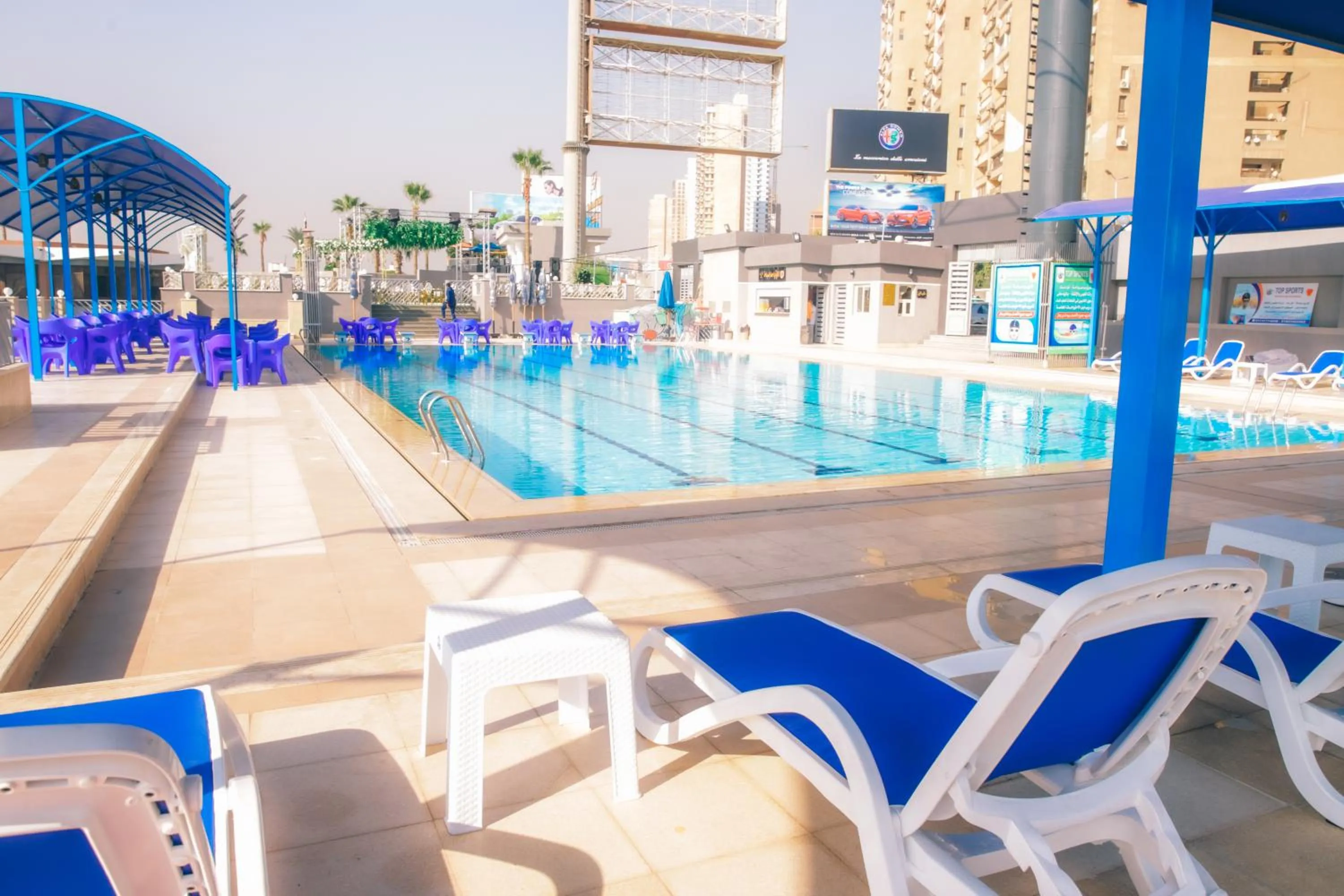 Pool view in Jewel Maadi Cabins and Club