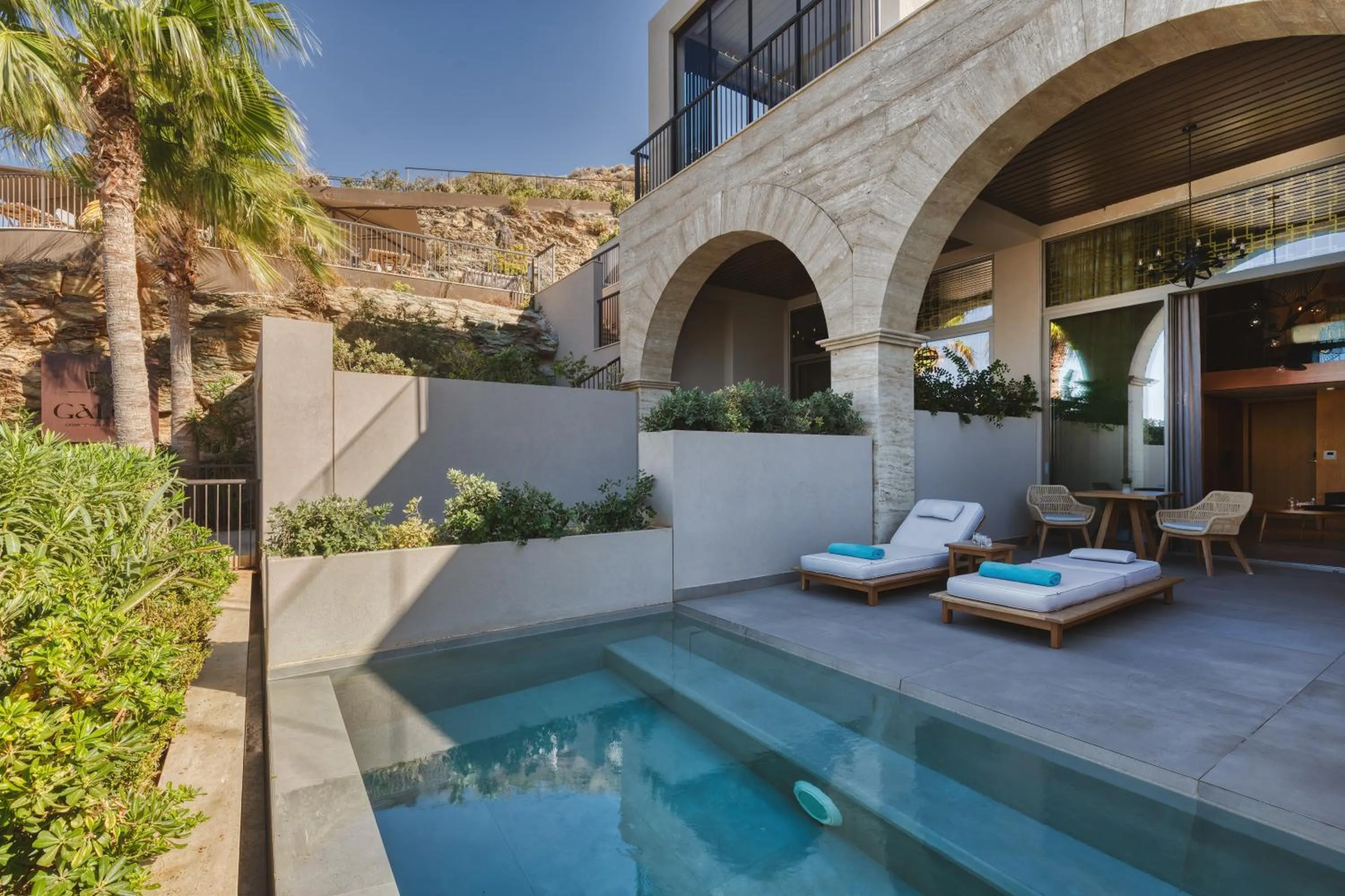 Patio in Castello Infinity Suites - Adults Only