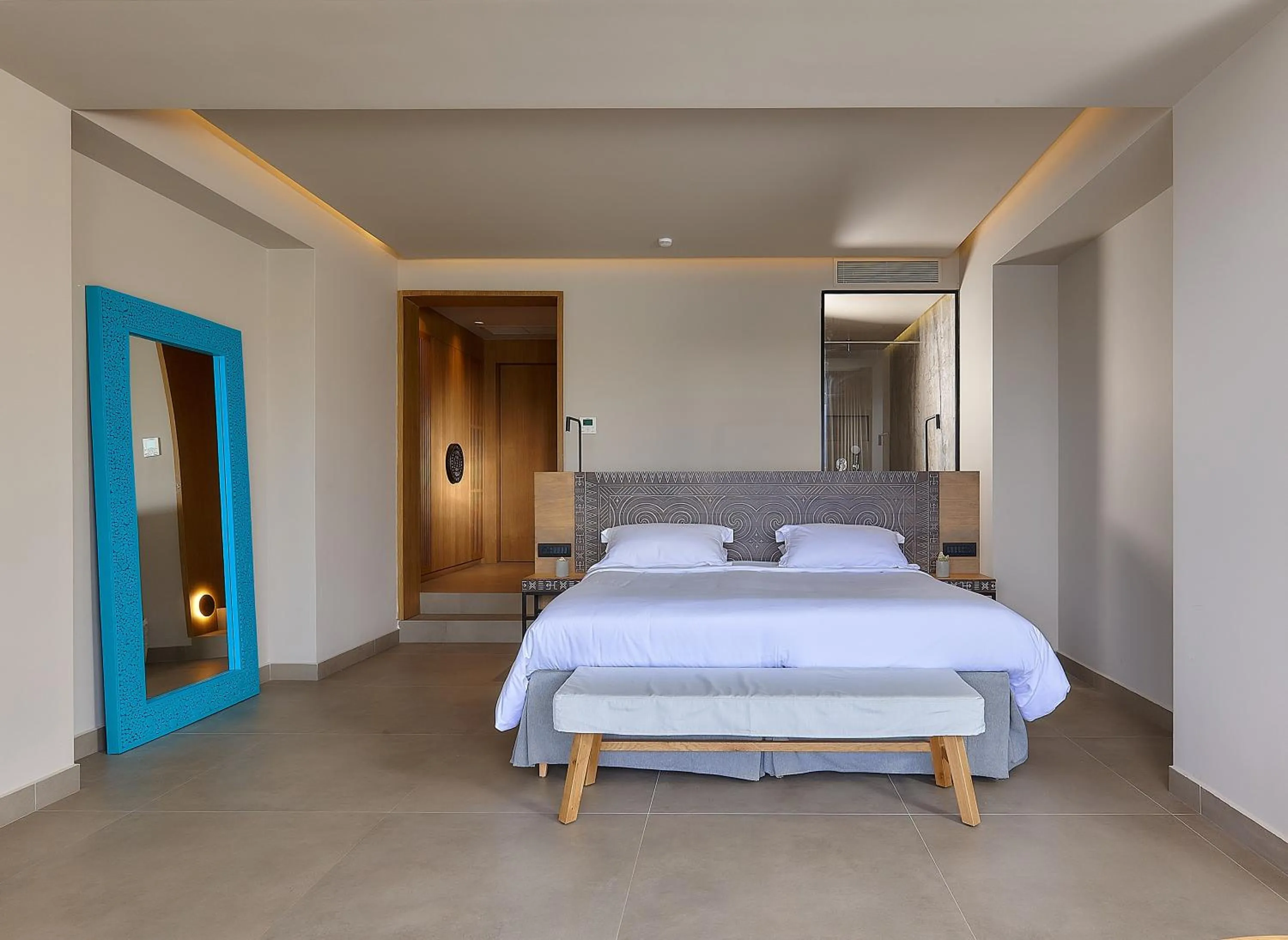 Bed in Castello Infinity Suites - Adults Only