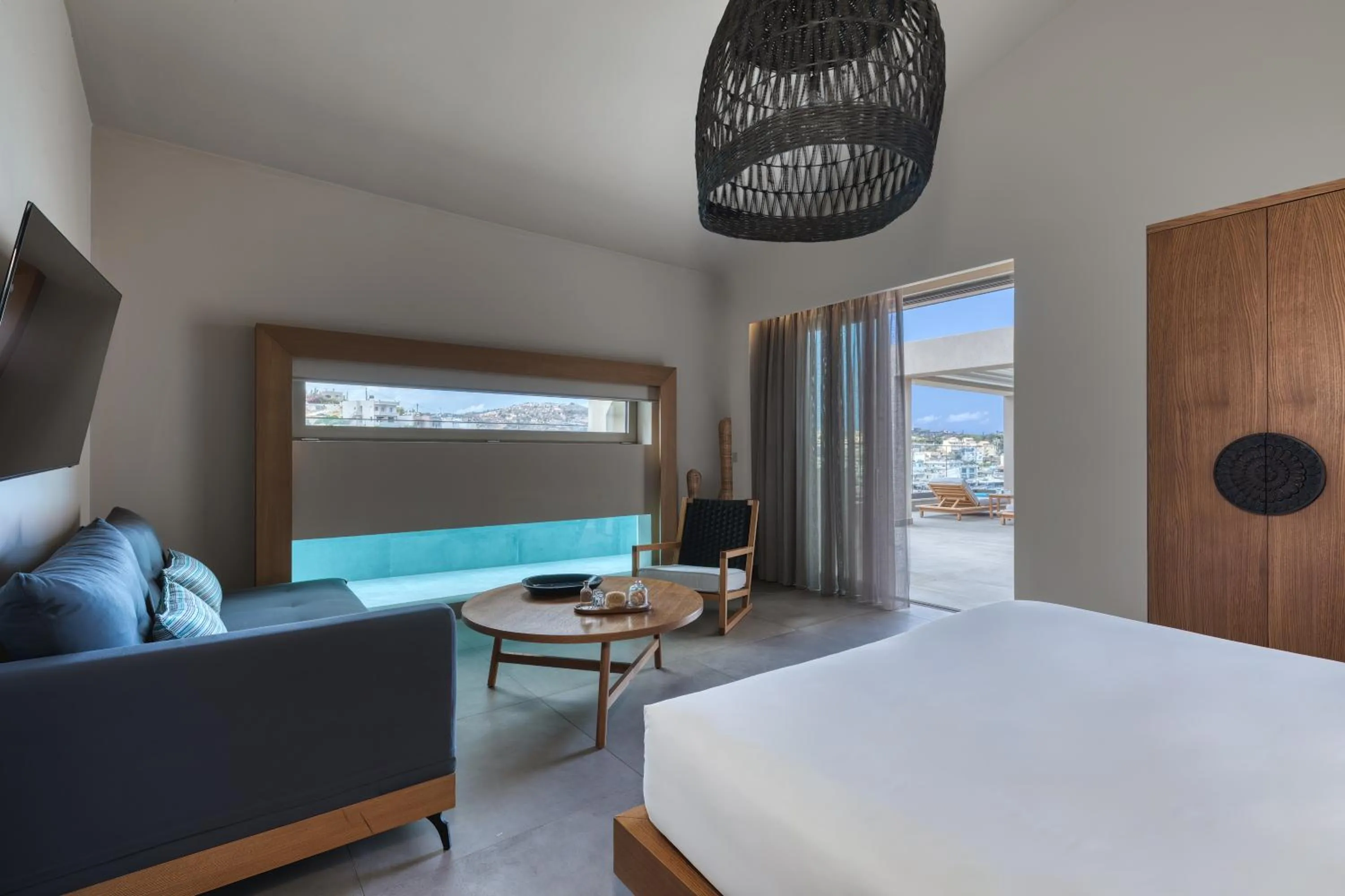 Bed in Castello Infinity Suites - Adults Only