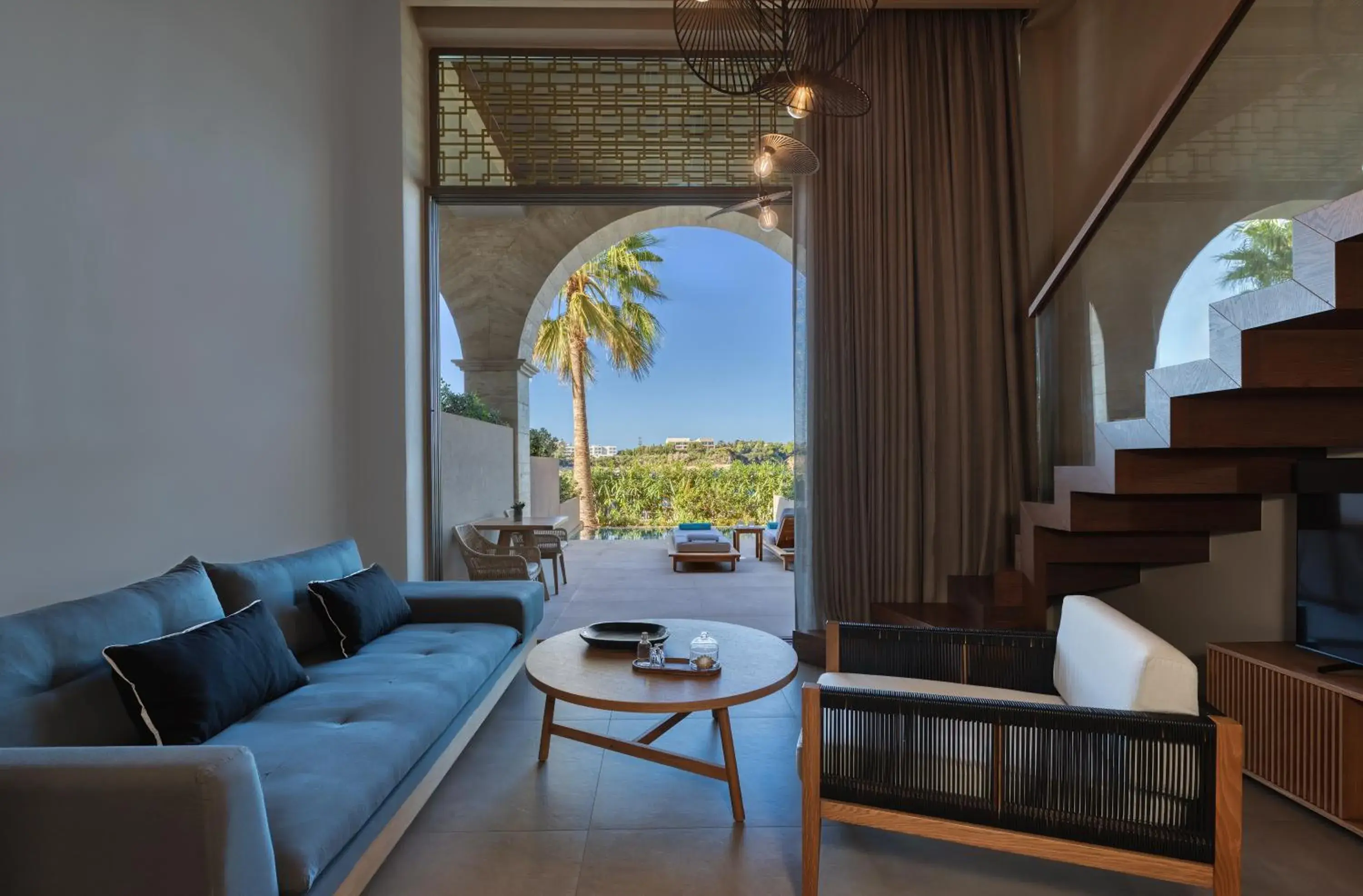 Black Pearl Maisonette with Outdoor Heated Plunge Pool & Hydromassage in Castello Infinity Suites - Adults Only Black Pearl Maisonette with Outdoor Heated Plunge Pool & Hydromassage in Castello Infinity Suites - Adults Only