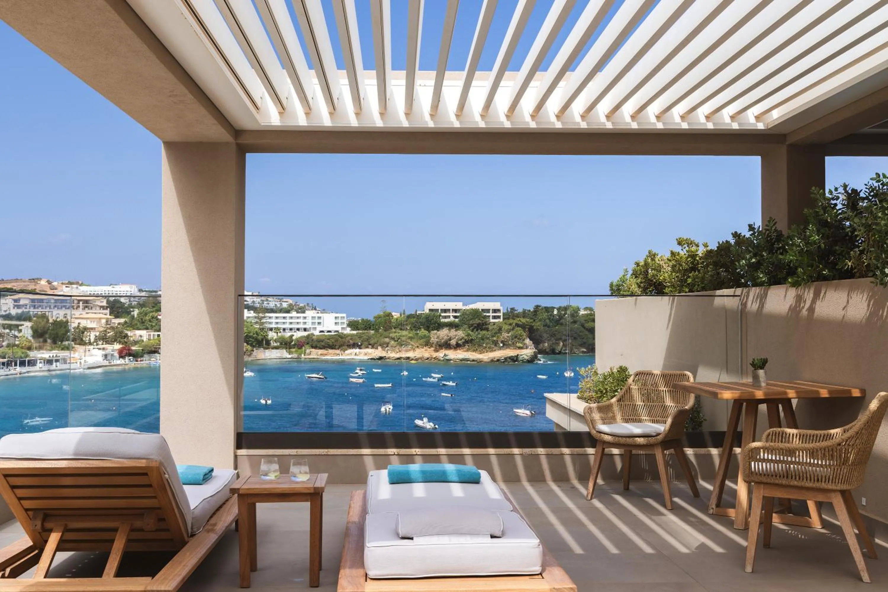 Patio in Castello Infinity Suites - Adults Only