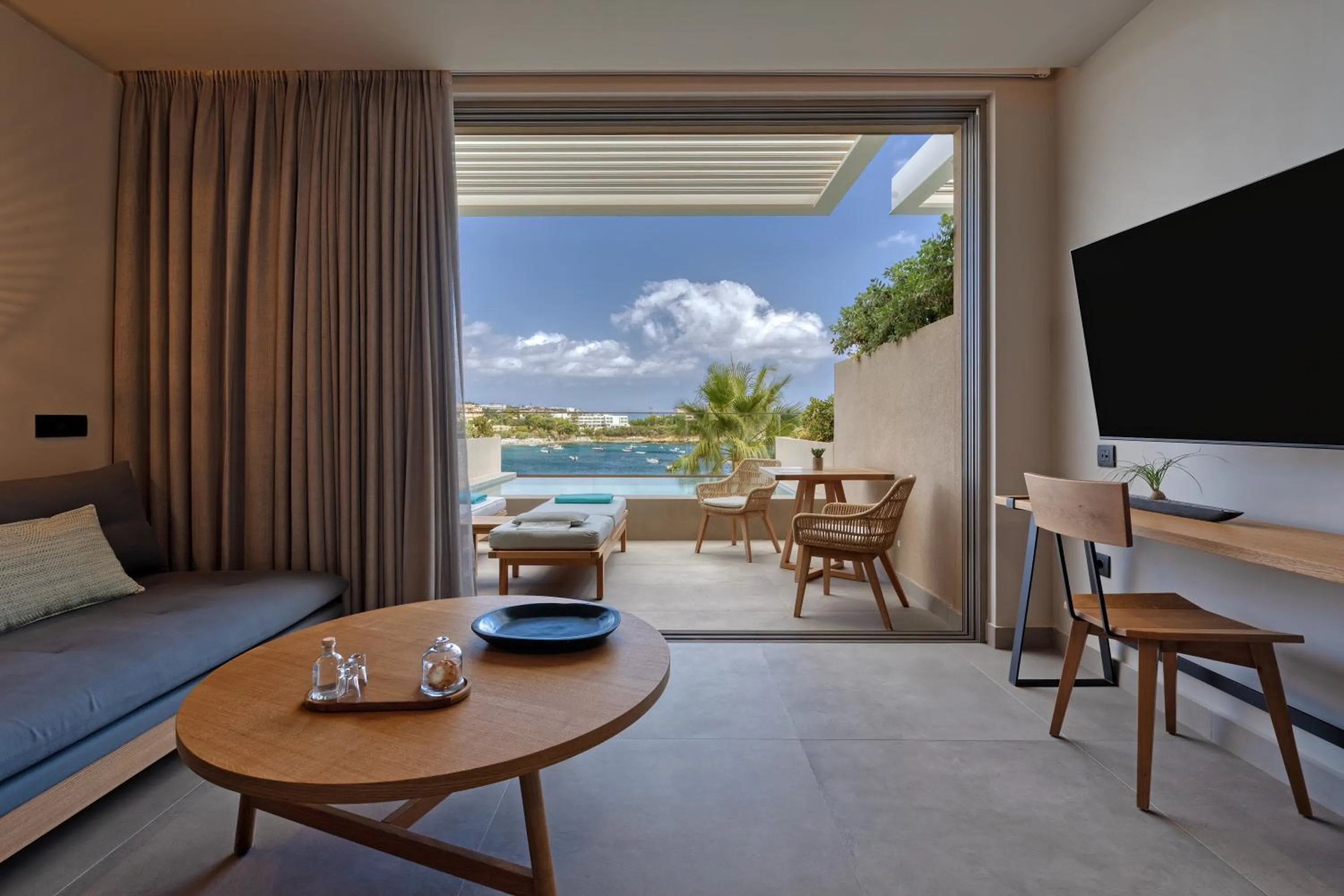 Sea view in Castello Infinity Suites - Adults Only