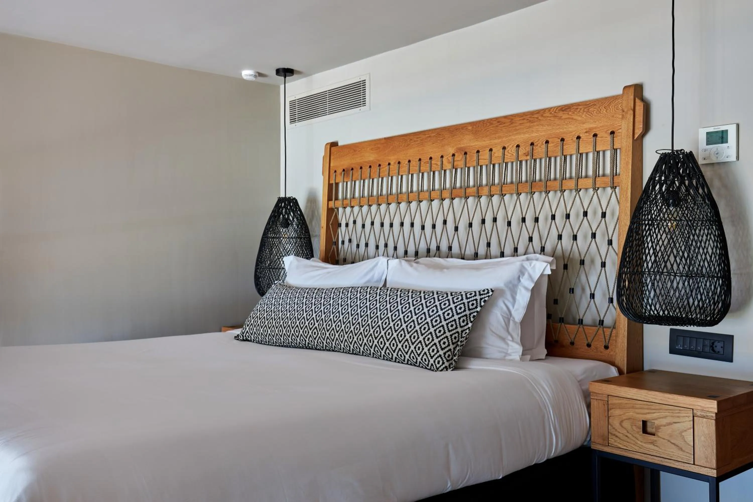 Bedroom, Bed in Castello Infinity Suites - Adults Only