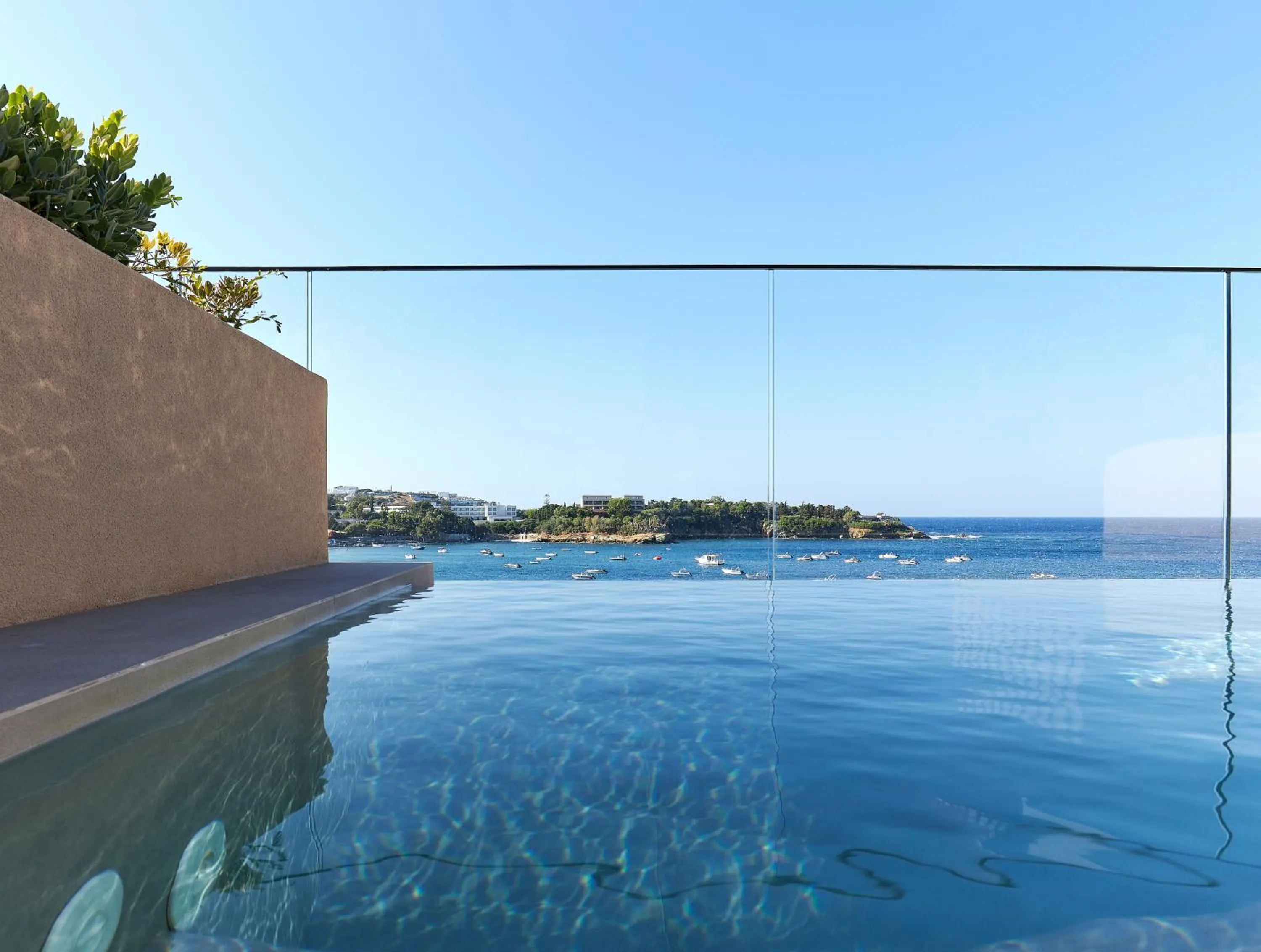 Pool view in Castello Infinity Suites - Adults Only