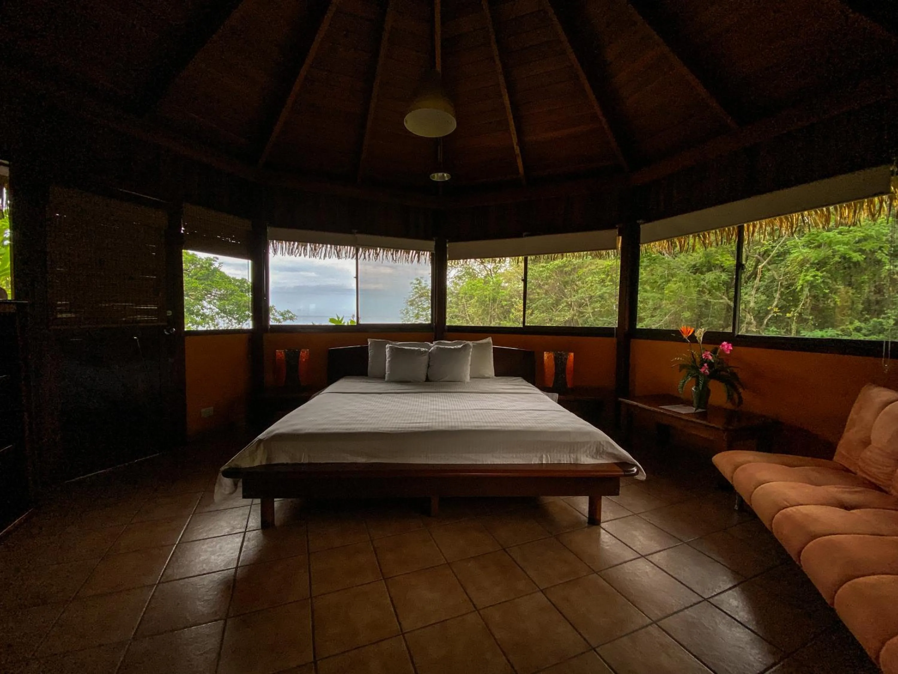 Patio, Bed in Hotel Vista de Olas