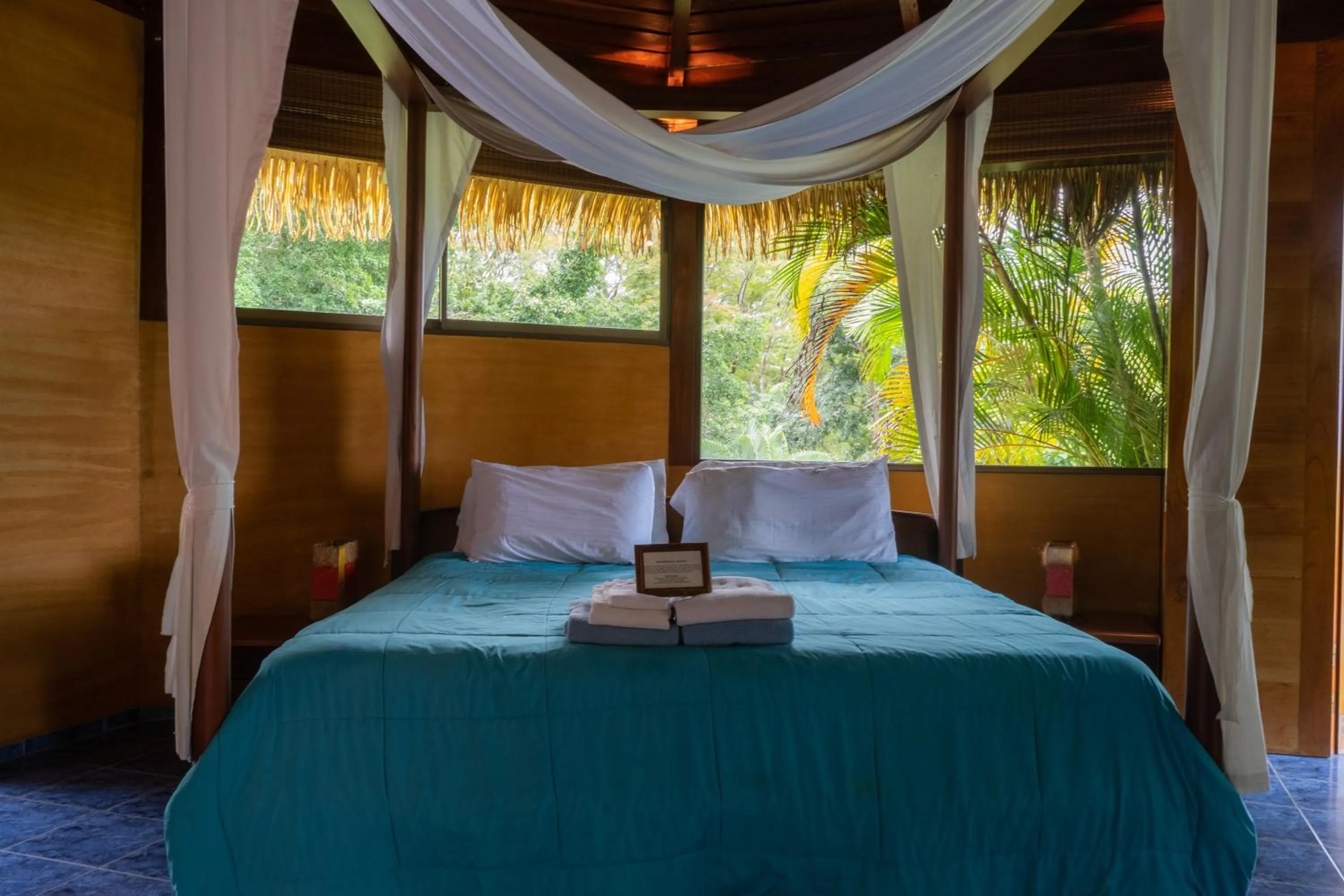 Patio, Bed in Hotel Vista de Olas