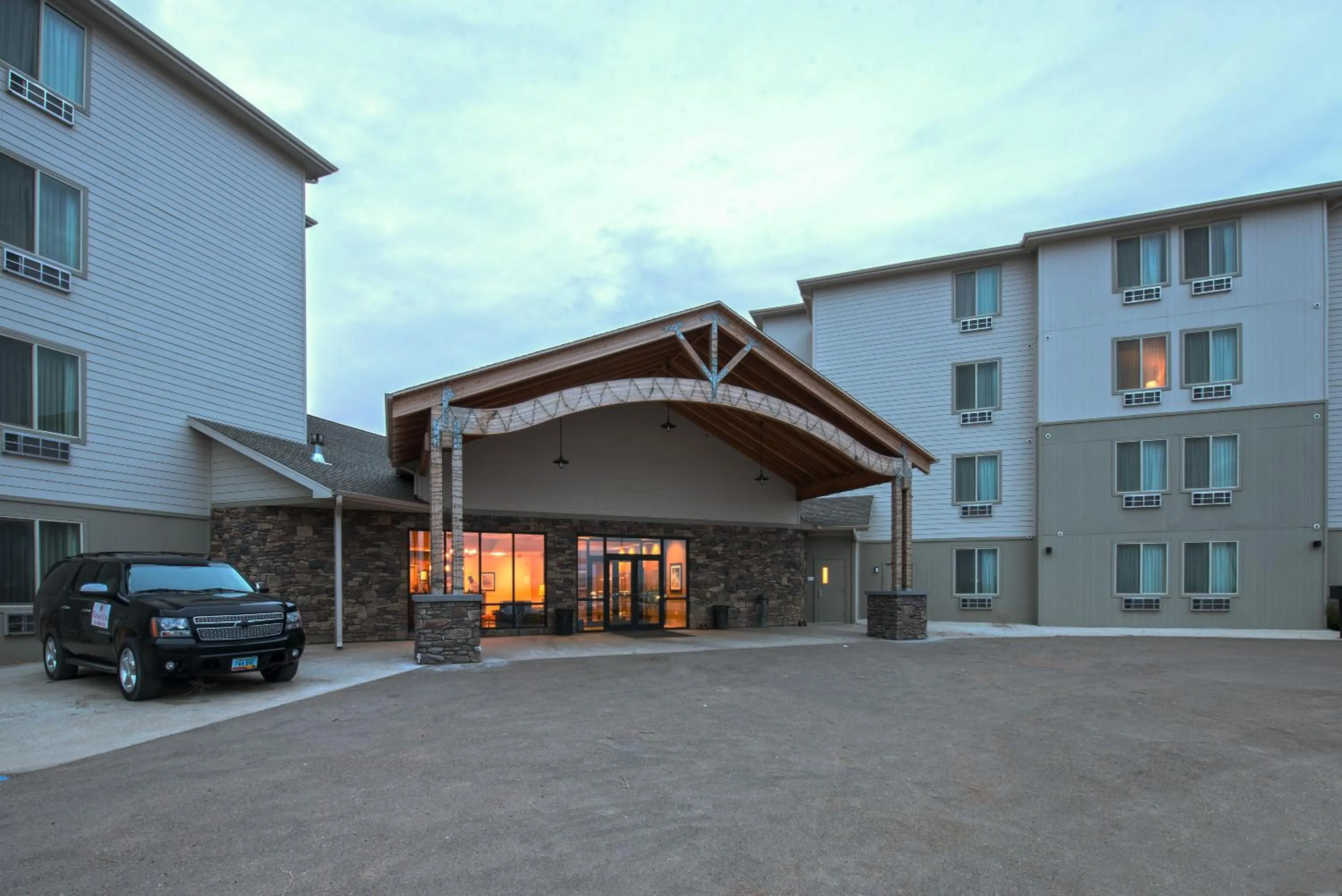 Property building in Bakken Airport XWA Hotel & Studios