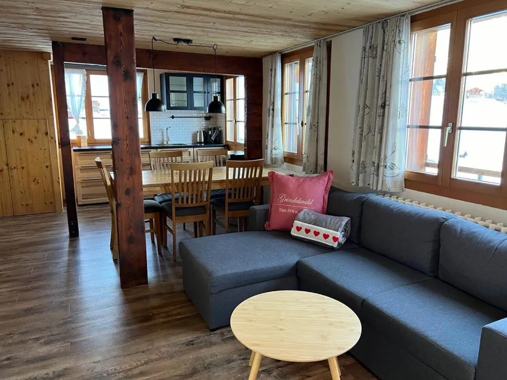 Living room in Hotel Jägerstübli Grindelwald