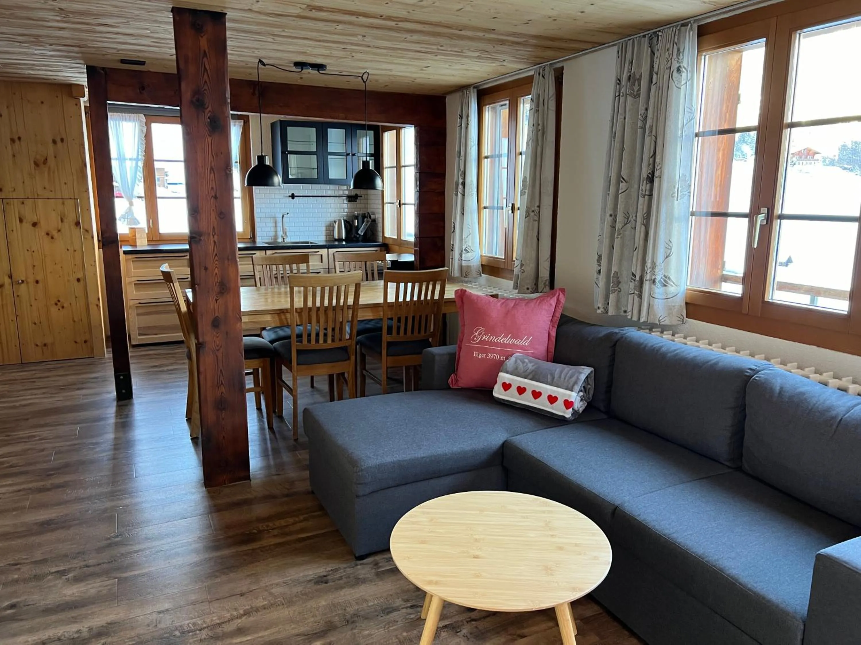 Living room in Hotel Jägerstübli Grindelwald