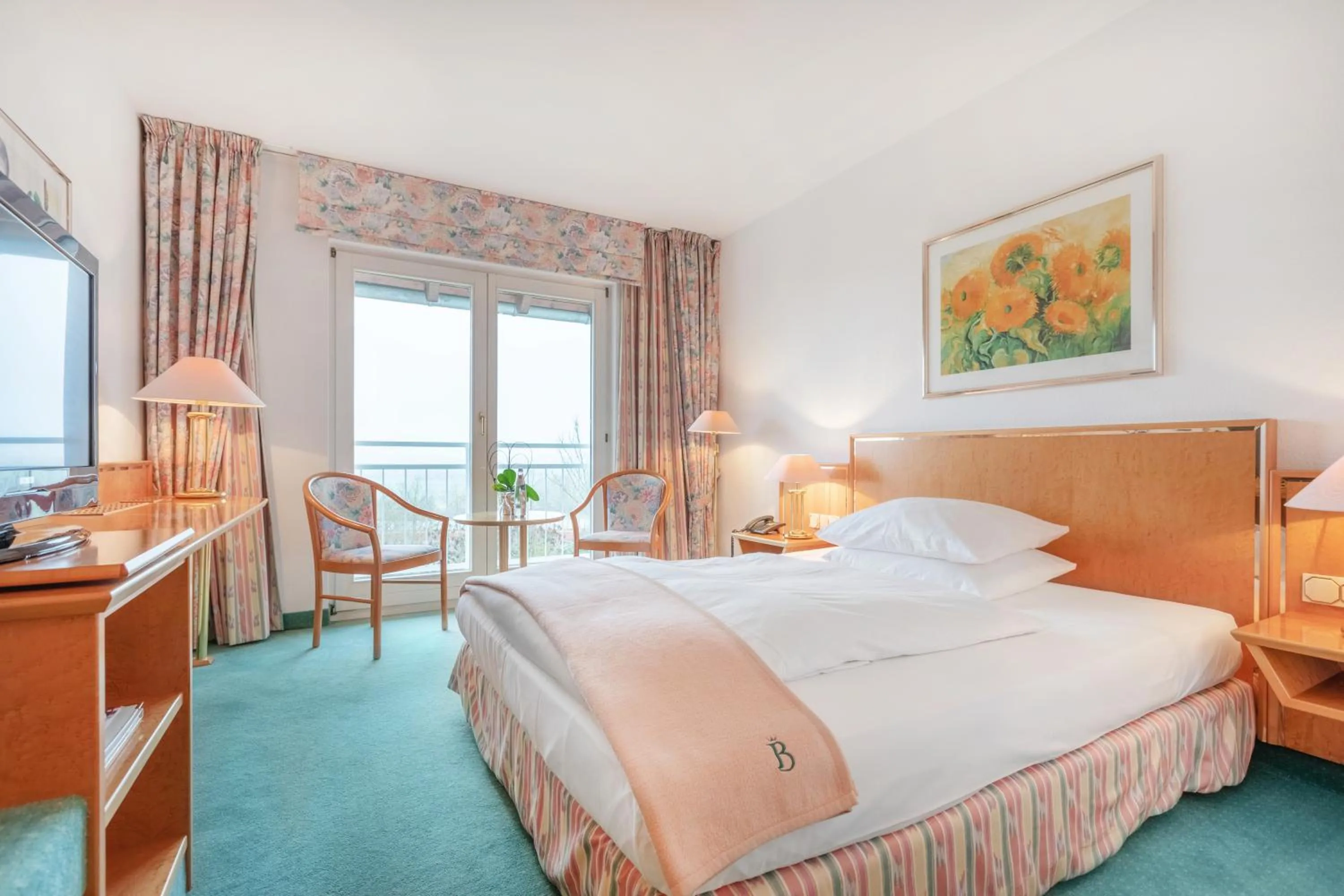 Photo of the whole room, Bed in Landhotel Bellevue