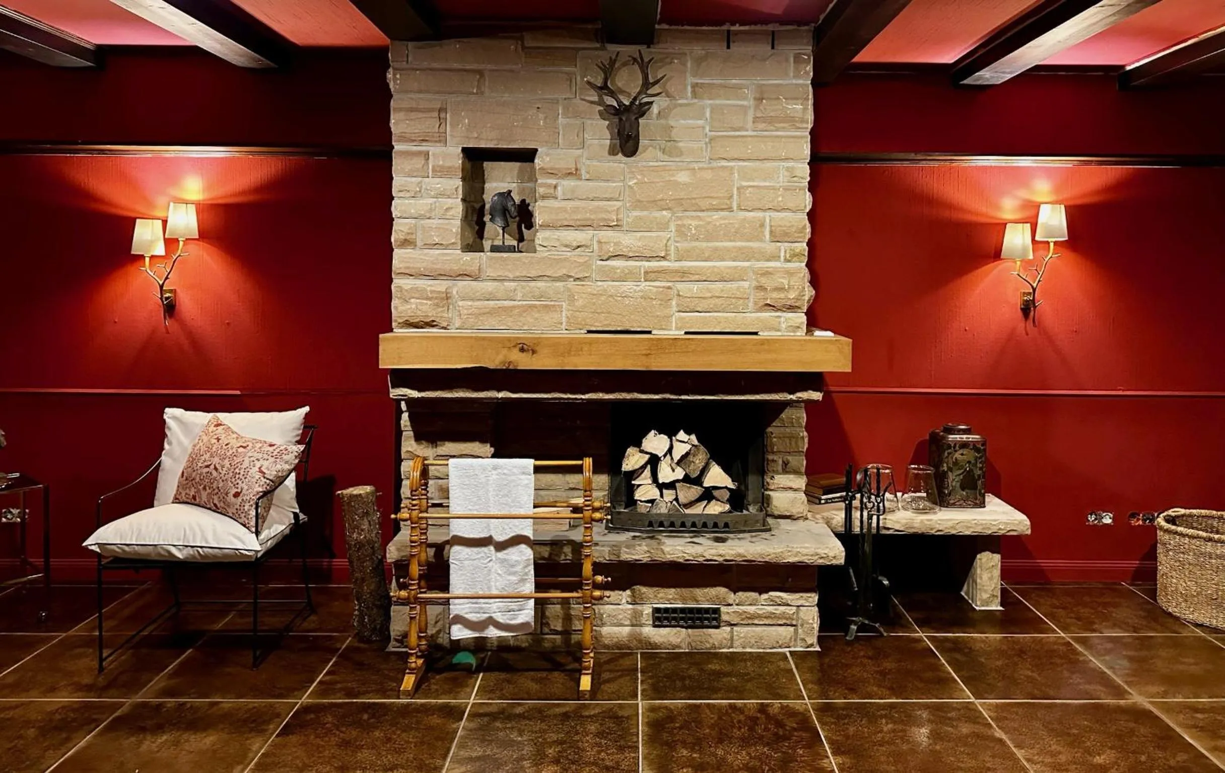 Sauna in Landhotel Bellevue