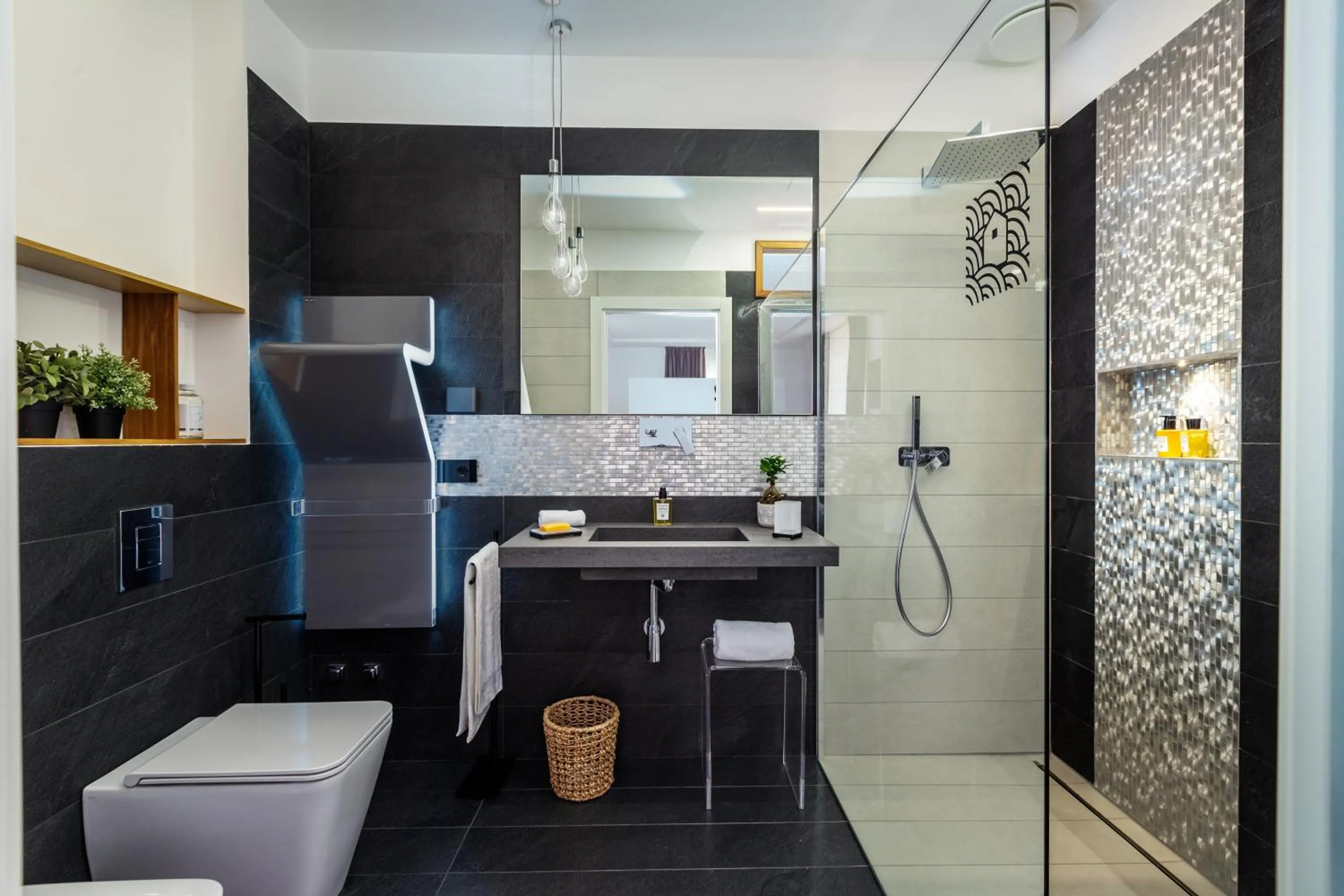 Bathroom in Qui Vicino boutique rooms and suites