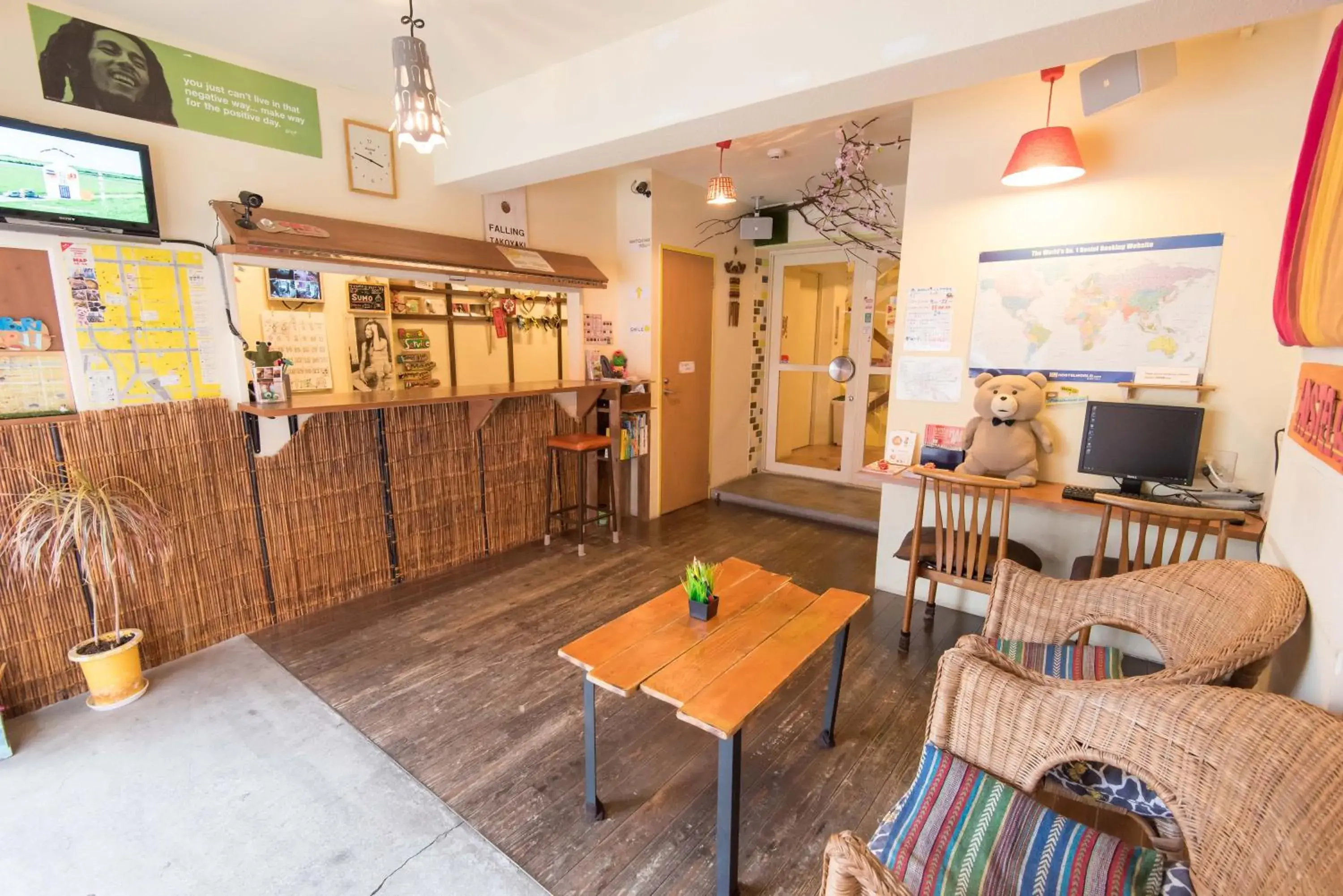 Lobby or reception in Hostel Q Lobby or reception in Hostel Q