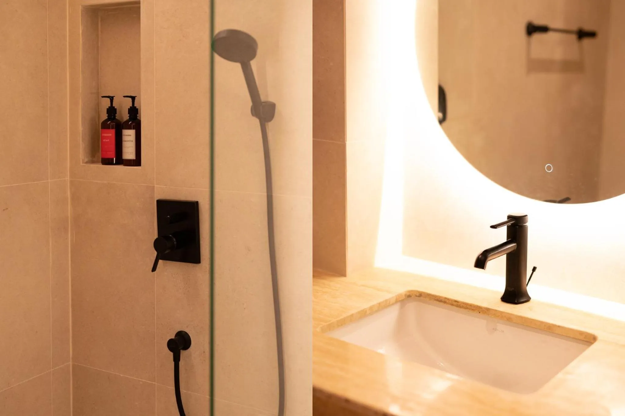 Shower in The Stream House