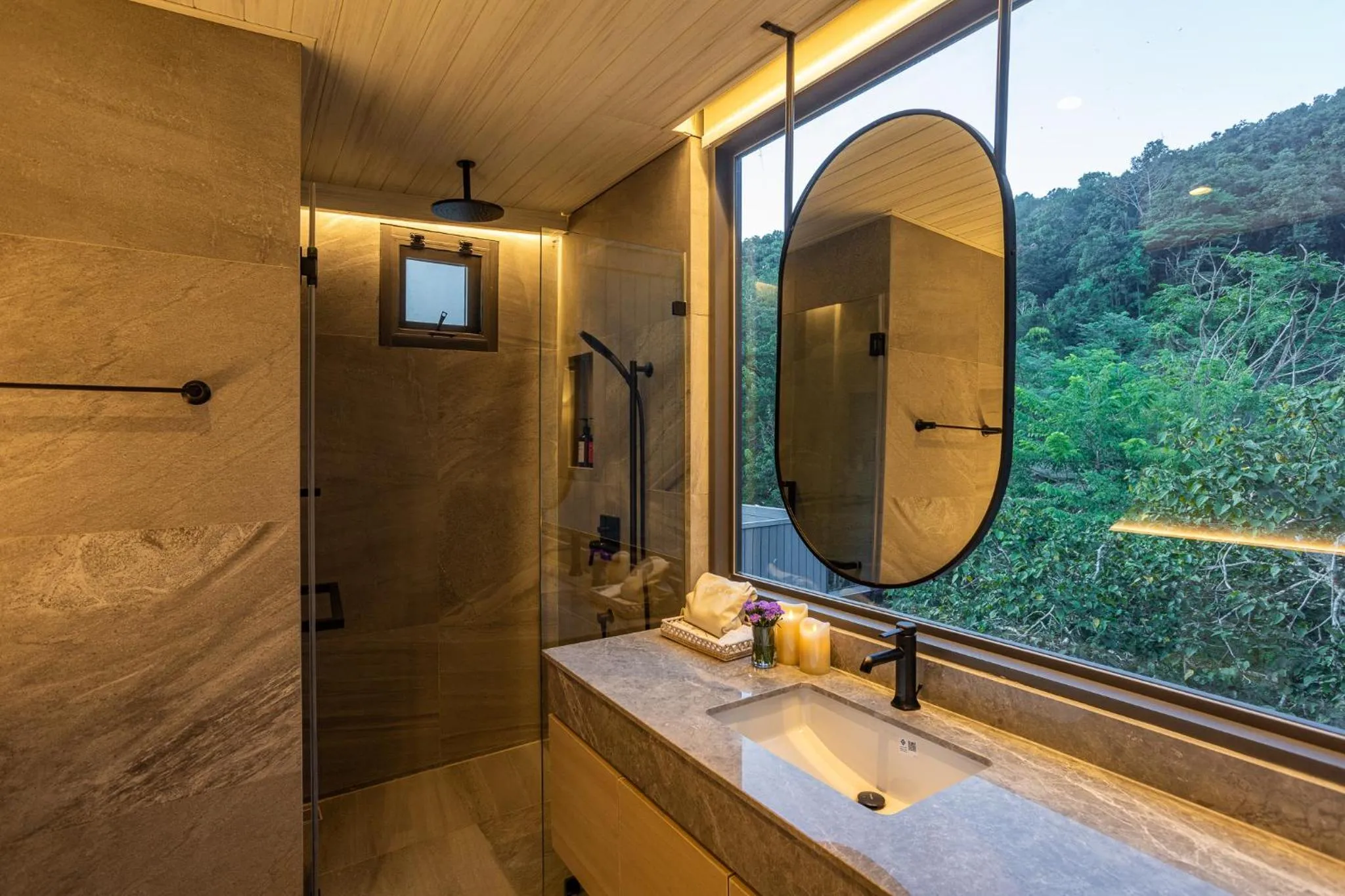 Shower in The Stream House