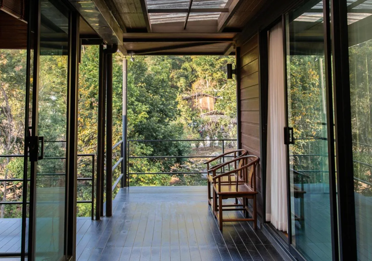 Patio in The Stream House