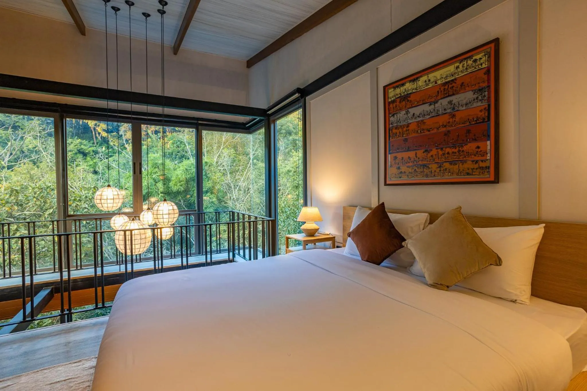 Bed in The Stream House