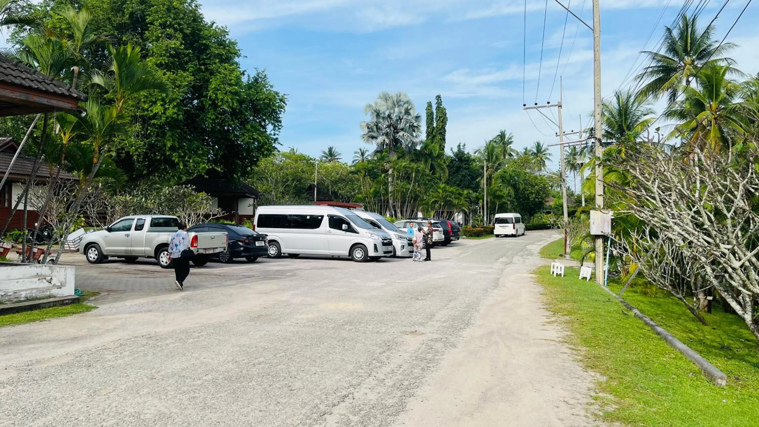 Parking in Suan Bankrut Beach Resort