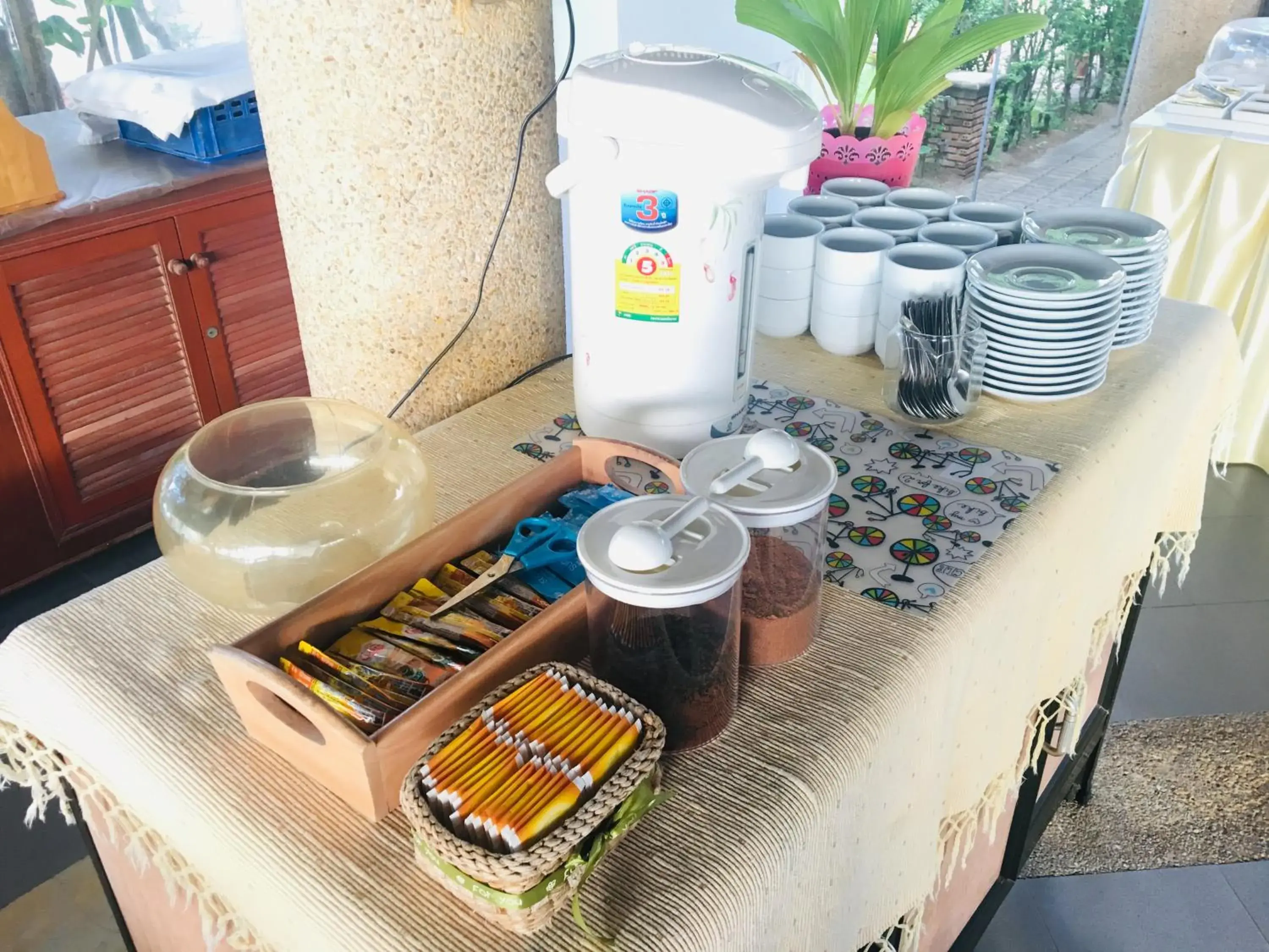 Breakfast in Suan Bankrut Beach Resort Breakfast in Suan Bankrut Beach Resort