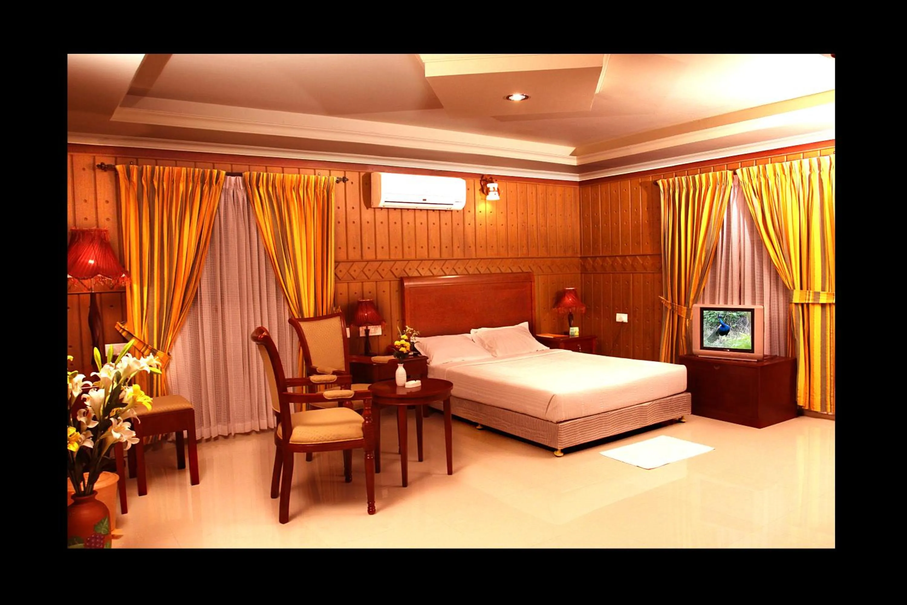 Decorative detail, Bed in Devasura inn