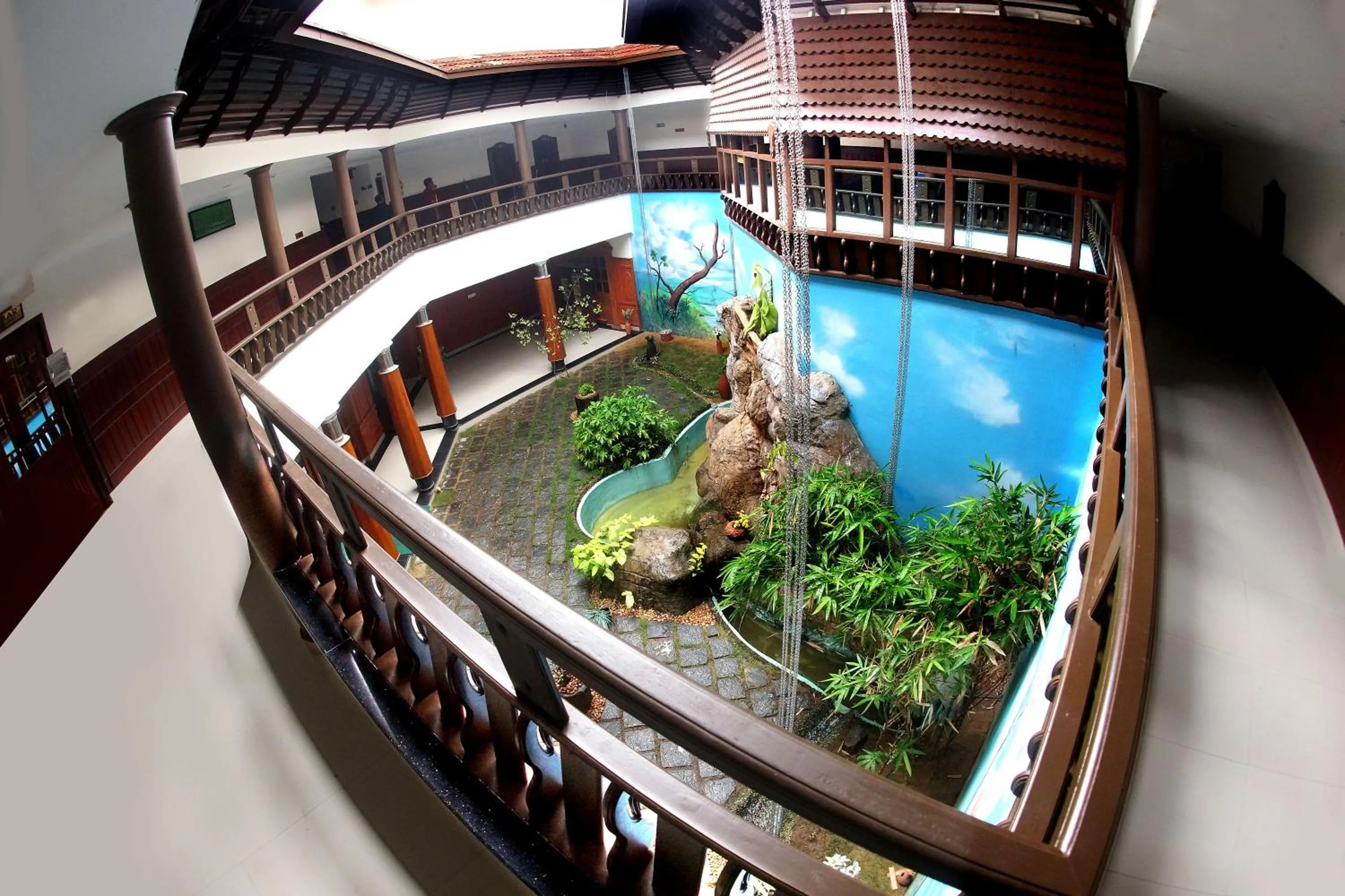 Balcony/Terrace in Devasura inn