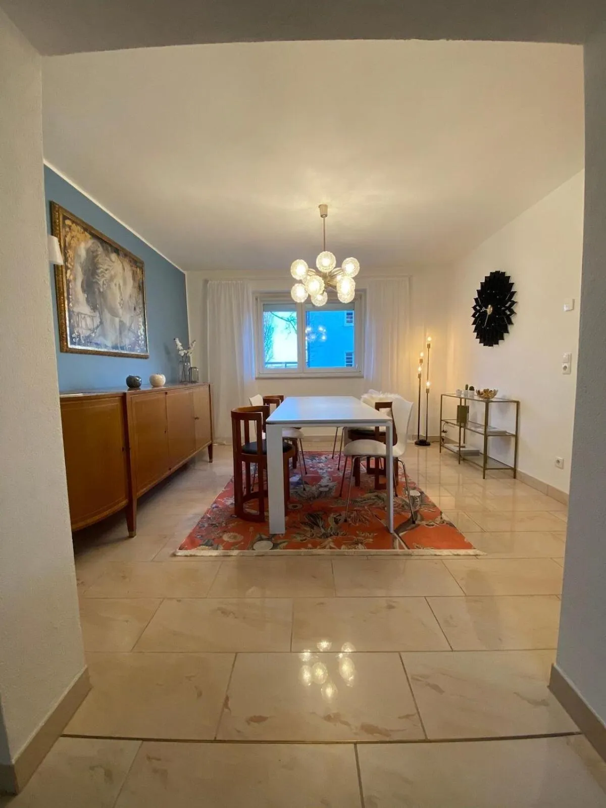 Dining area in Ferienhaus Chemnitz