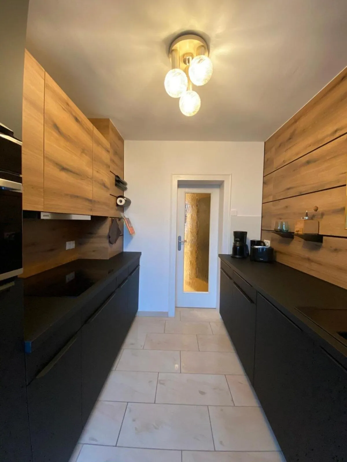 Kitchen or kitchenette in Ferienhaus Chemnitz