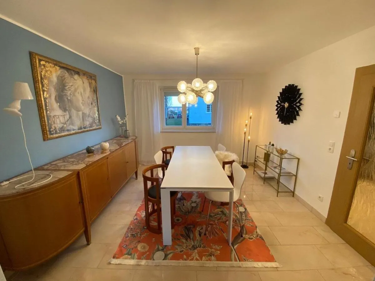 Dining area in Ferienhaus Chemnitz