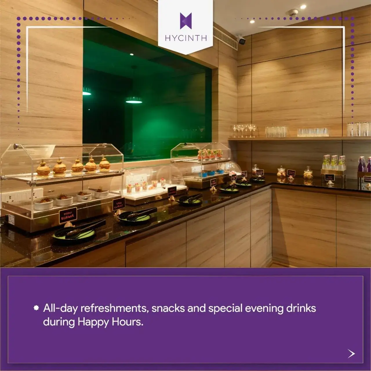 Food and drinks in HYCINTH Hotels Food and drinks in HYCINTH Hotels