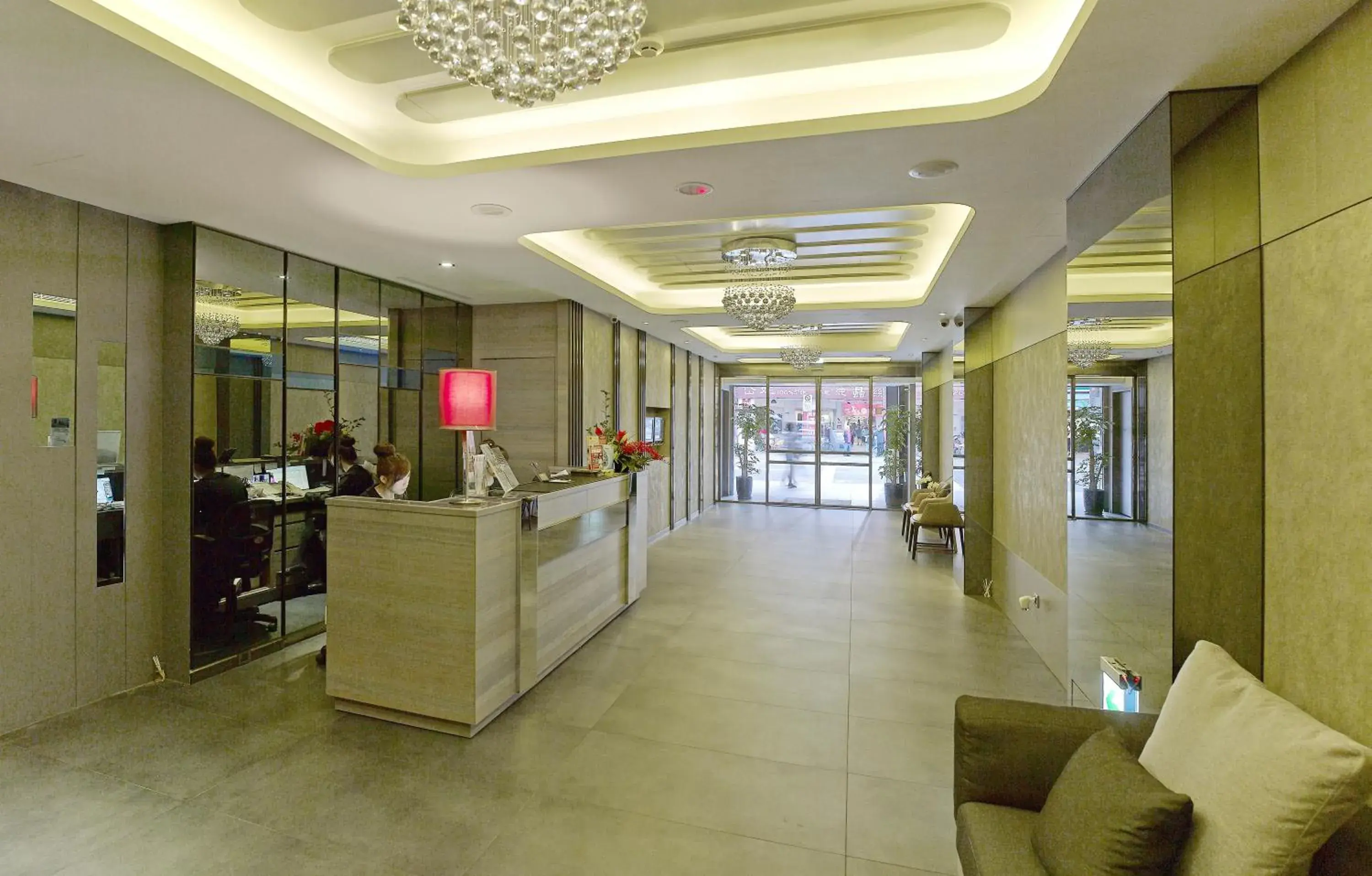 Lobby or reception in Beauty Hotels Taipei - Hotel B7 Lobby or reception in Beauty Hotels Taipei - Hotel B7