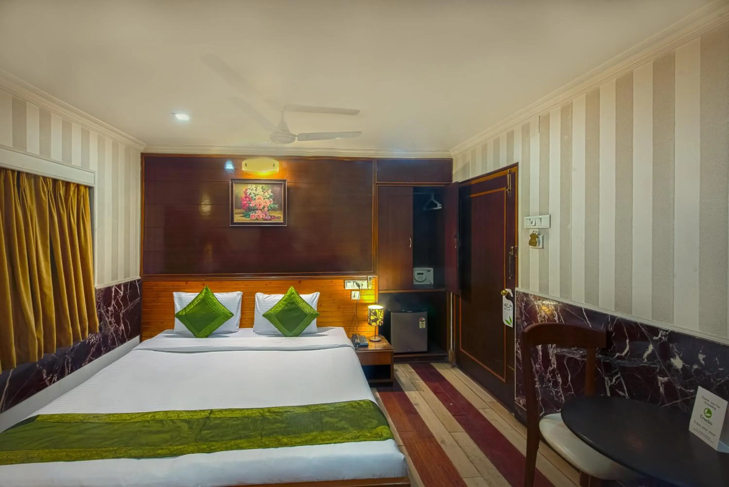 Bedroom, Bed in Treebo Green View, Park Circus Bedroom, Bed in Treebo Green View, Park Circus