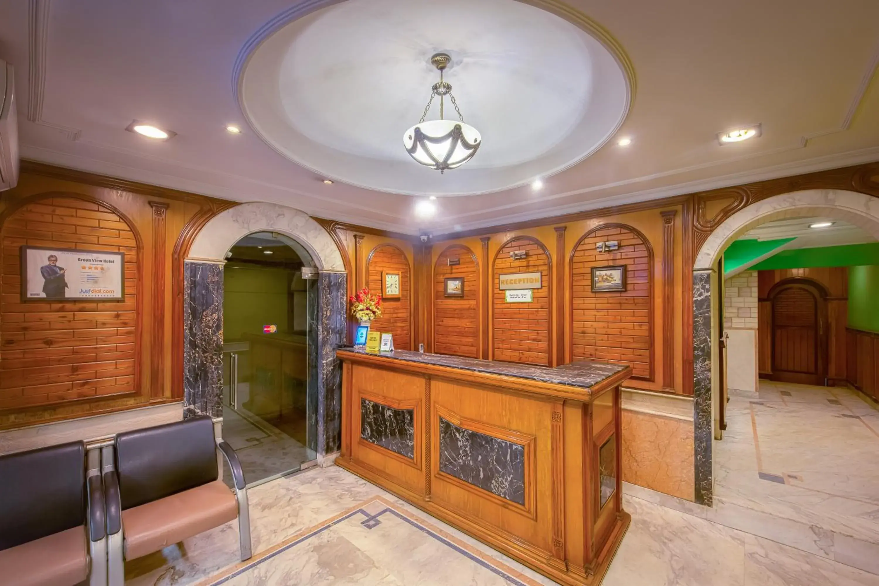 Lobby or reception in Treebo Green View Lobby or reception in Treebo Green View