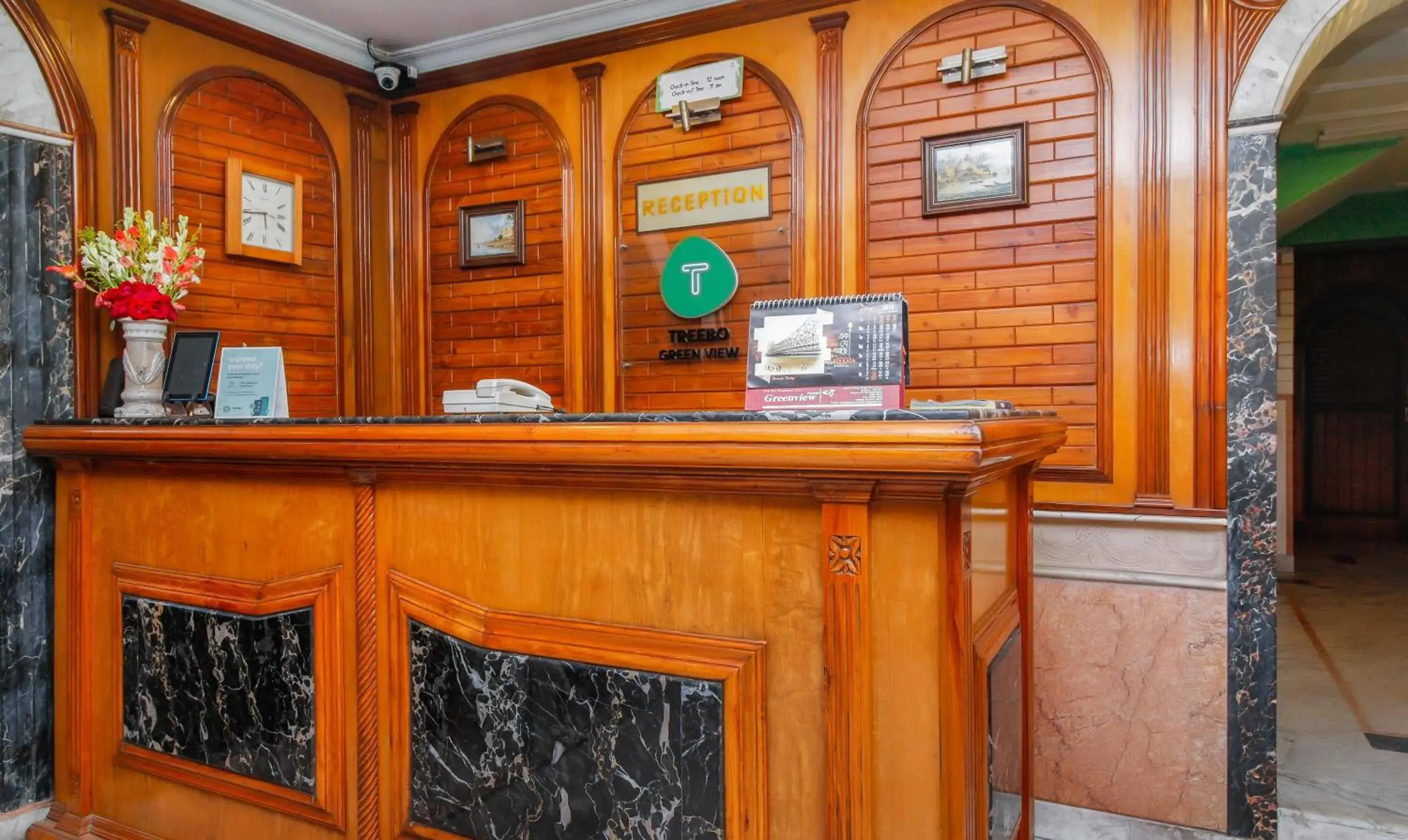 Lobby or reception in Treebo Green View, Park Circus Lobby or reception in Treebo Green View, Park Circus