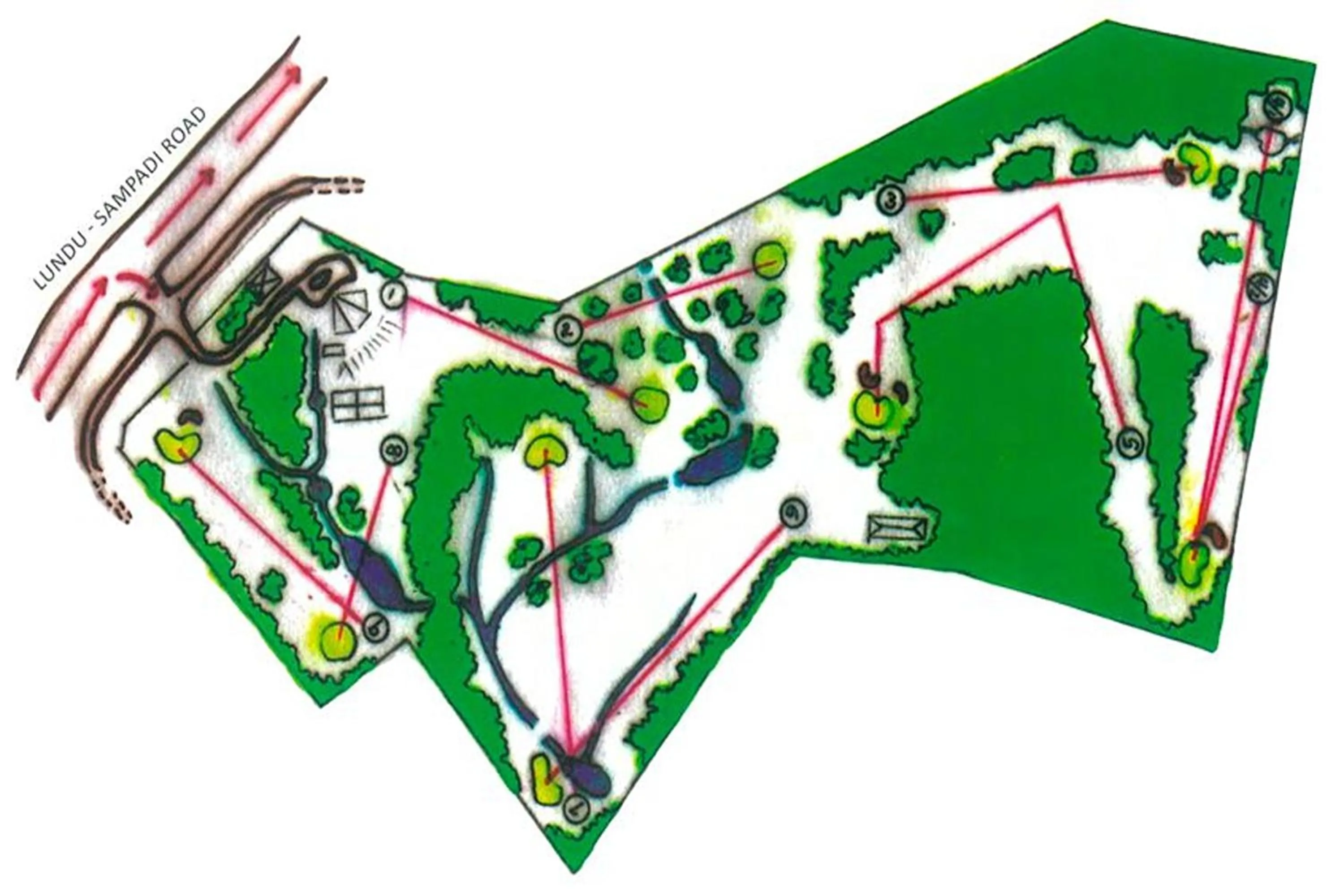 Golfcourse in Cove 55