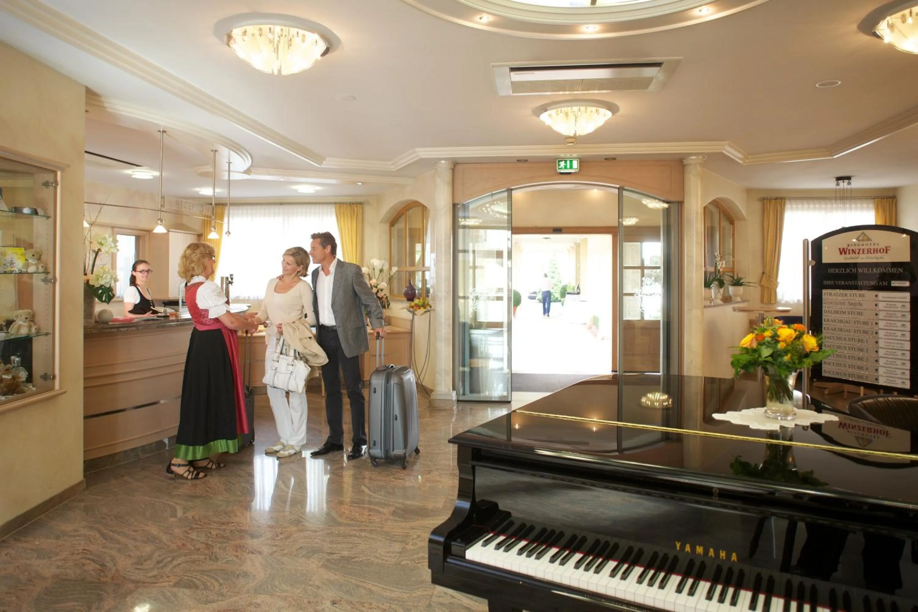 Lobby or reception in Ringhotel Winzerhof