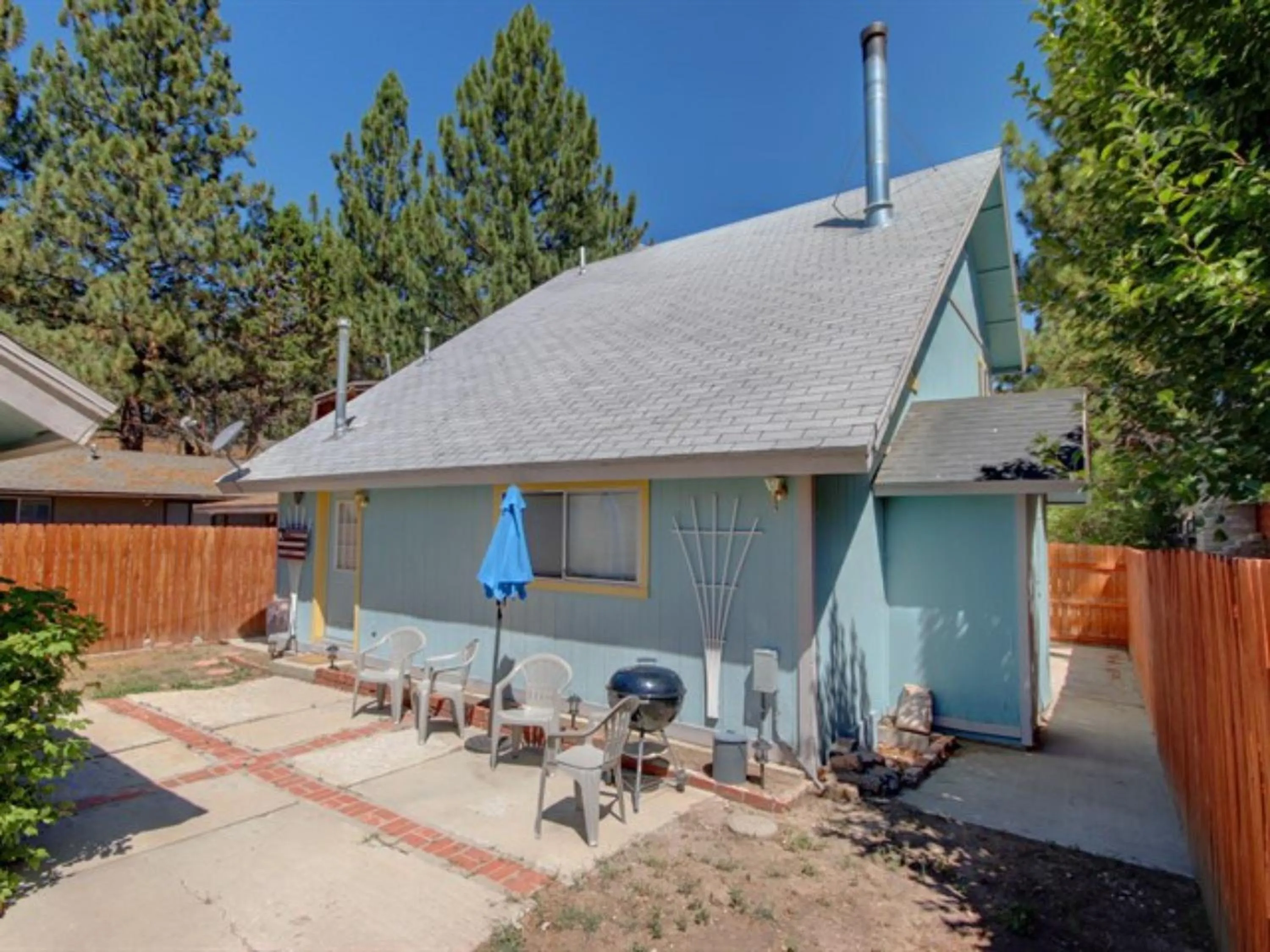 Patio in Idle Hours Inn - 1945 by Big Bear Vacations